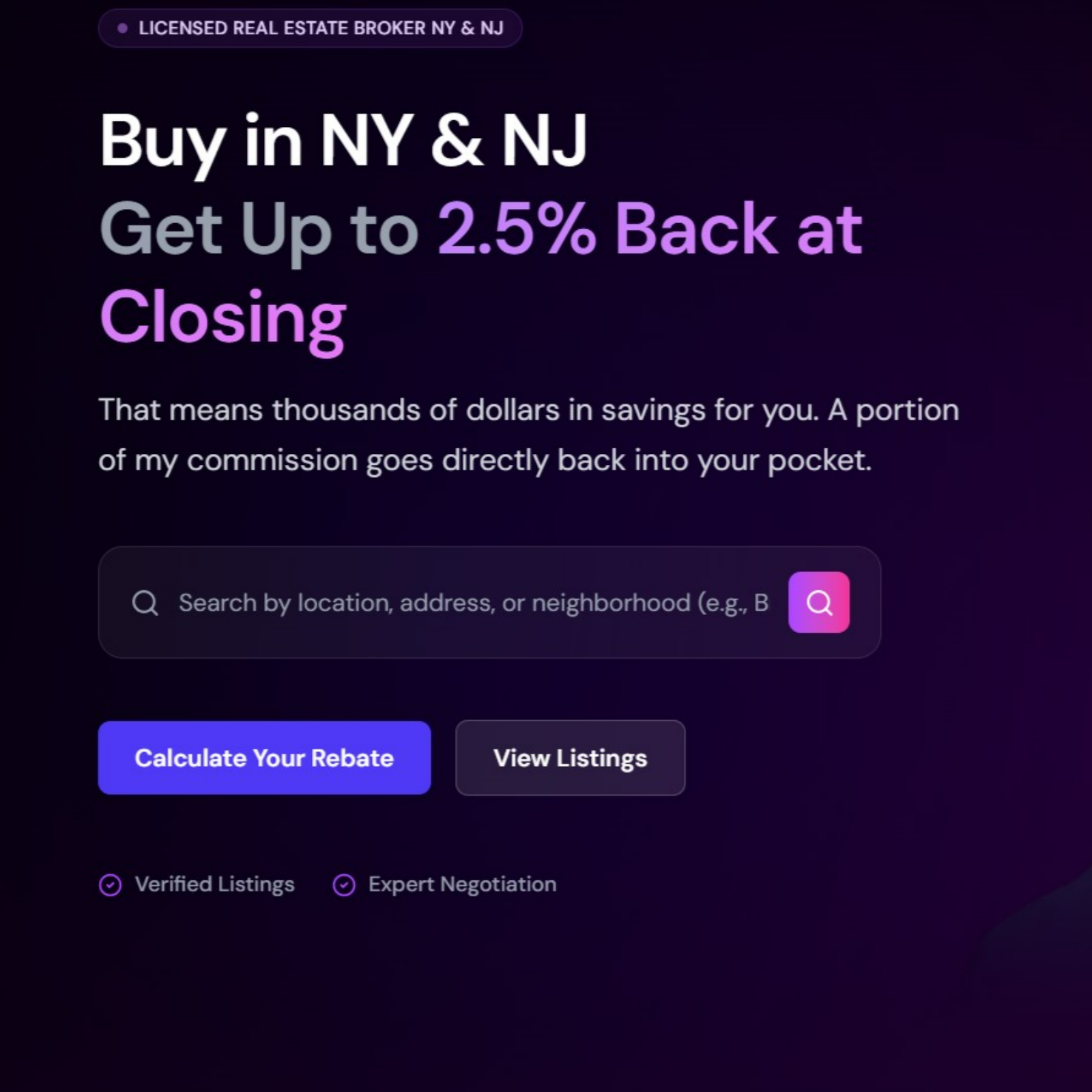 How NY & NJ Home Buyers Can Get Up to 2.5% Back at Closing episode artwork