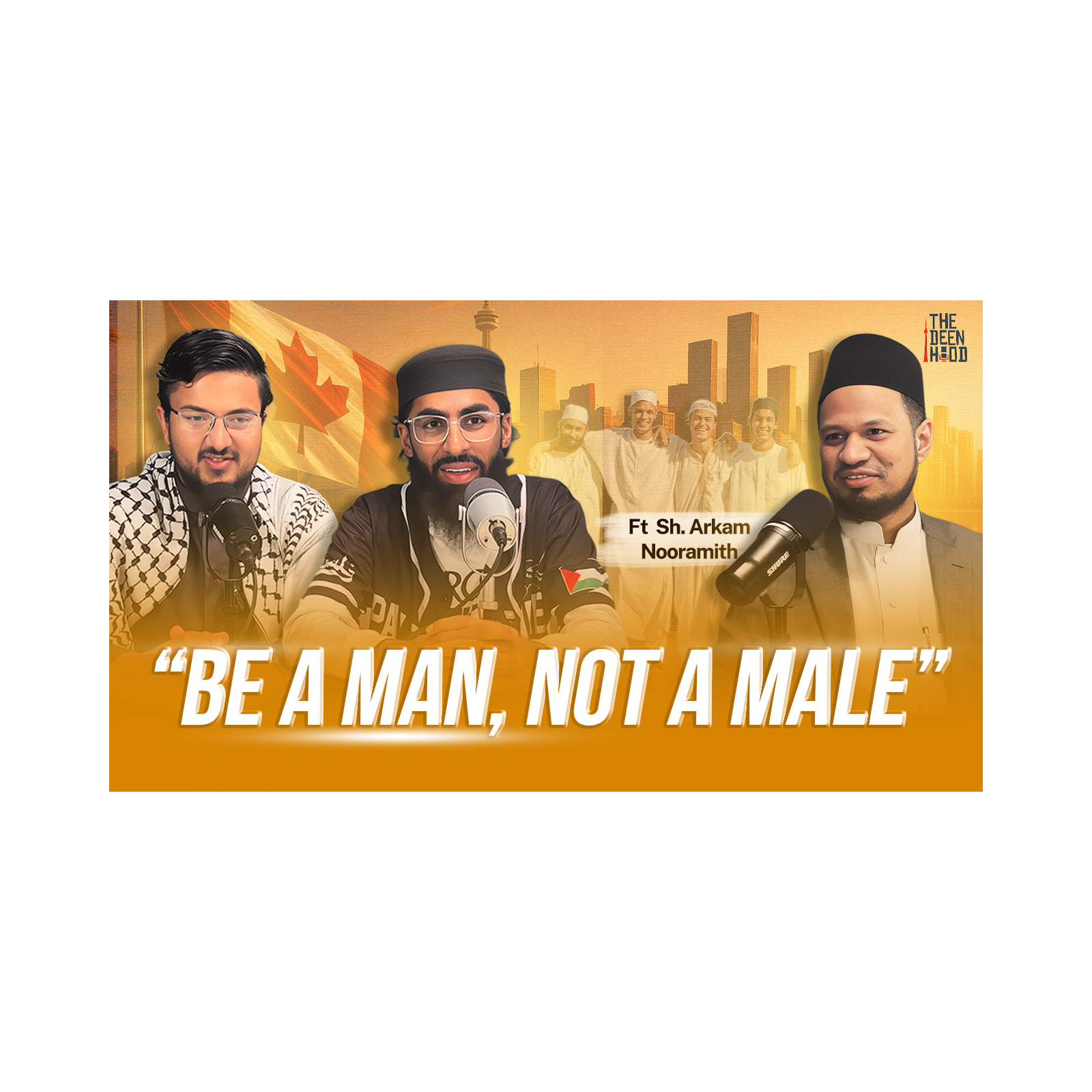 Real Talk with Sheikh Arkam Noormith About Faith, Life and the Future of Our Youth |TheDeenHood episode artwork