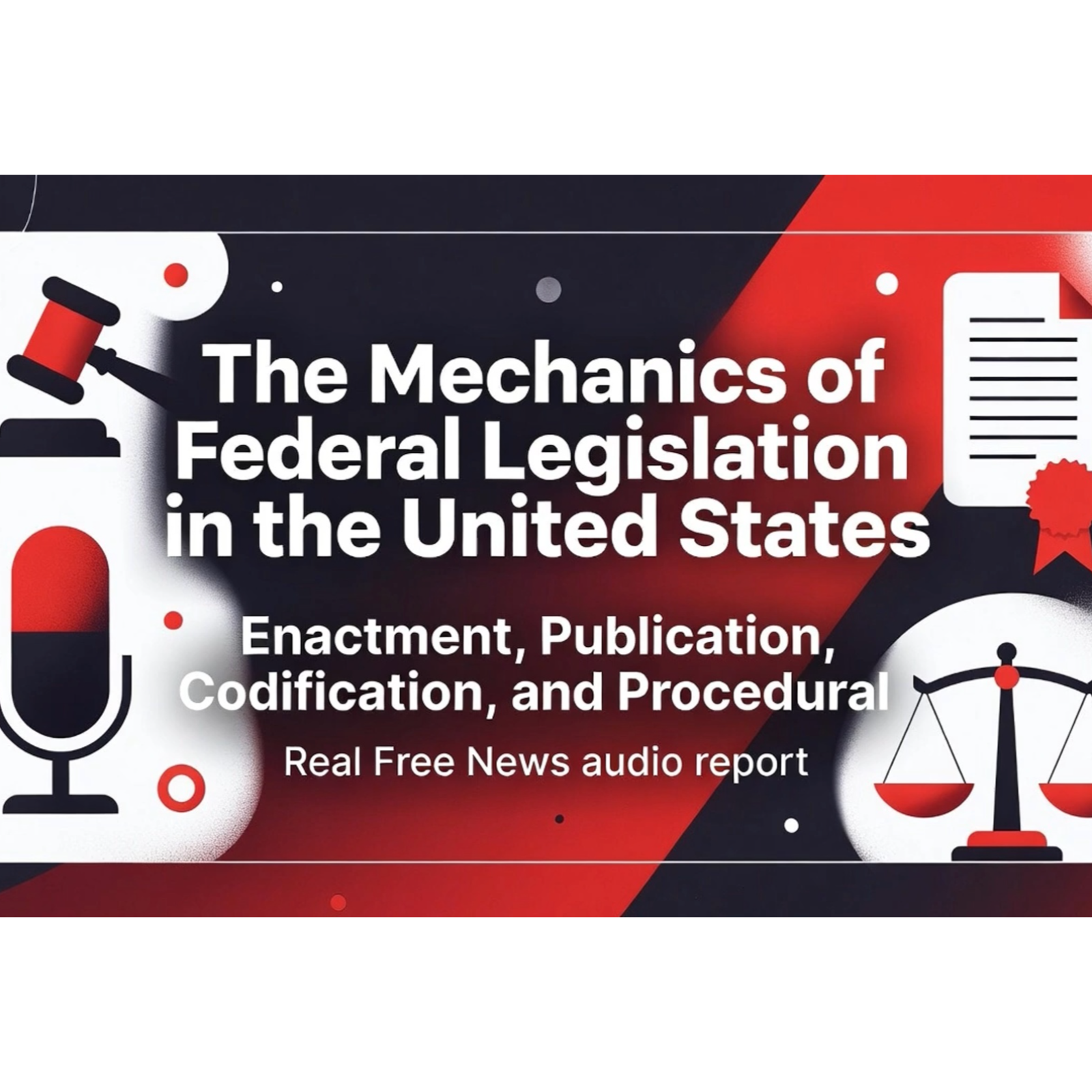 The Mechanics of Federal Legislation in the United States: Enactment, Publication, Codification, and Procedural Operation episode artwork