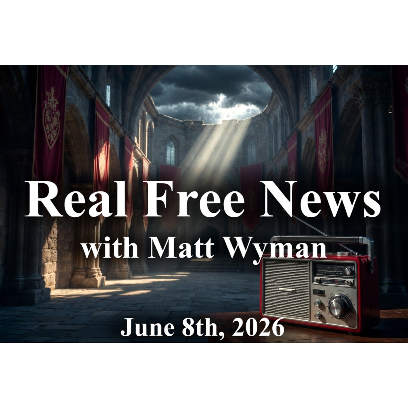Real Free News with Matt Wyman for June 8, 2026 - The White Imperative Release Day Special episode artwork