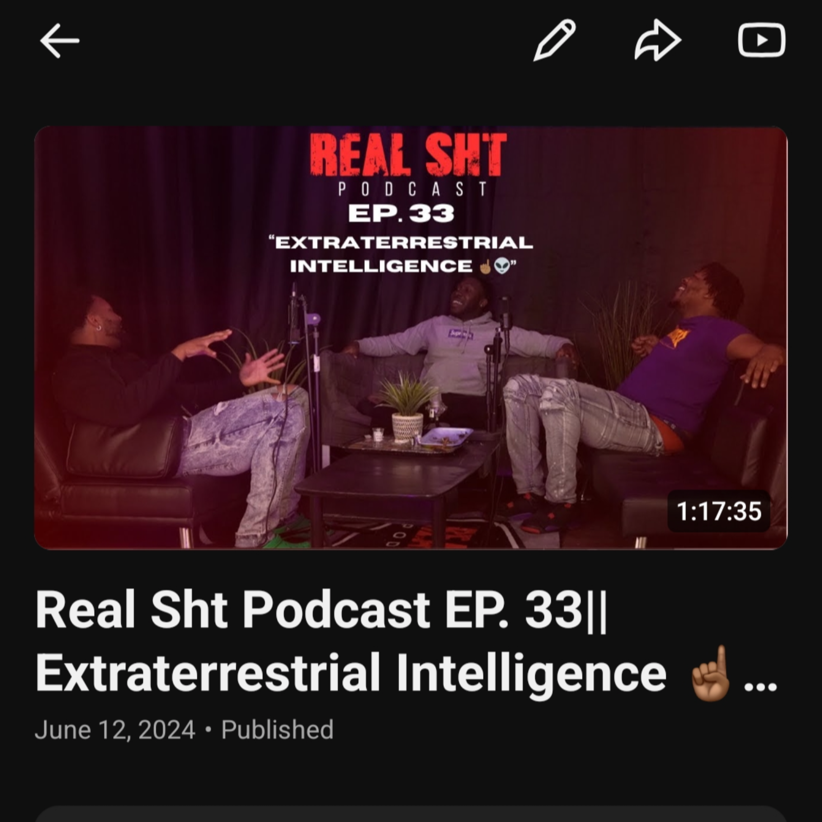 Extraterrestrial intelligence episode artwork