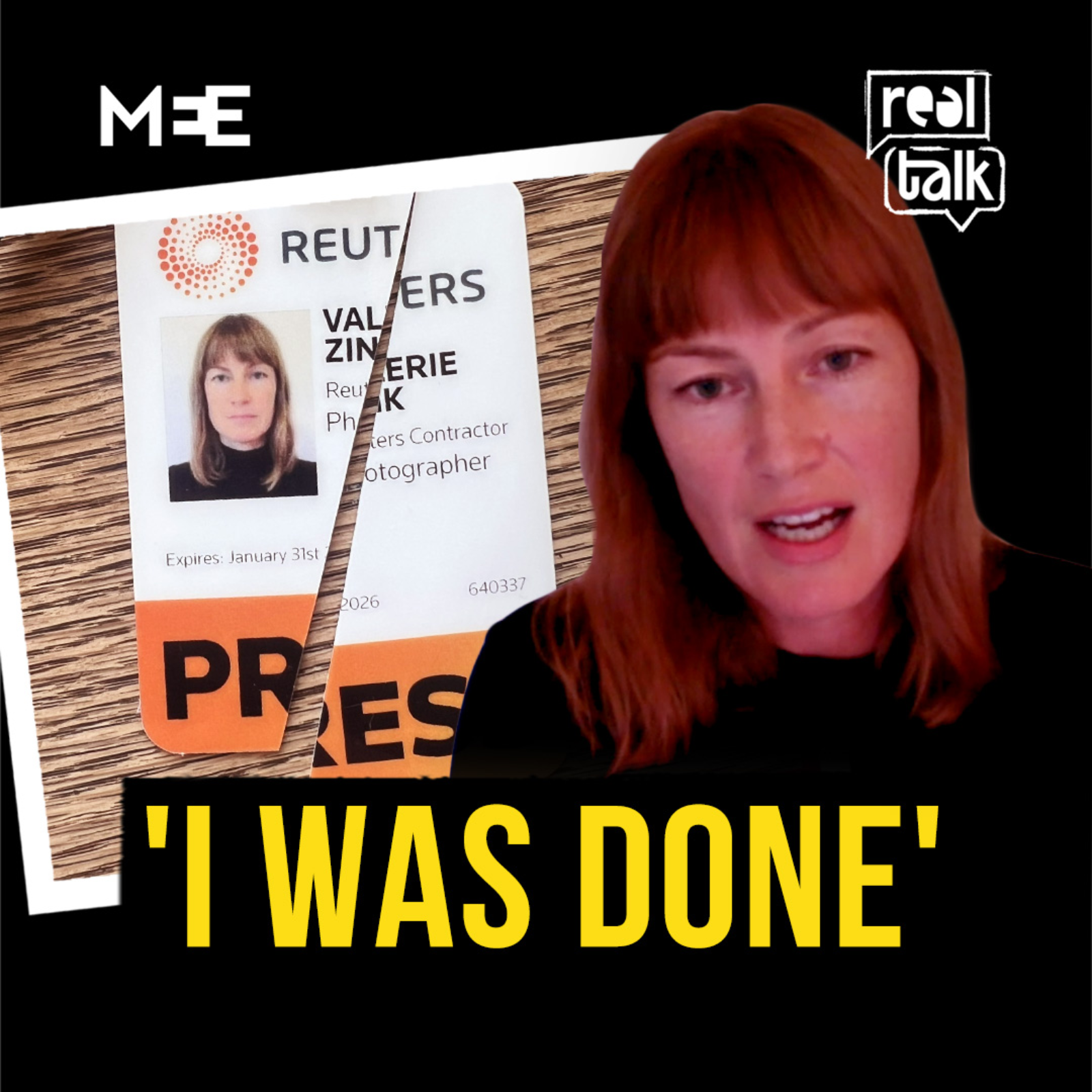 Valerie Zink: Why I quit and cut up my Reuters press card over Gaza | Real Talk