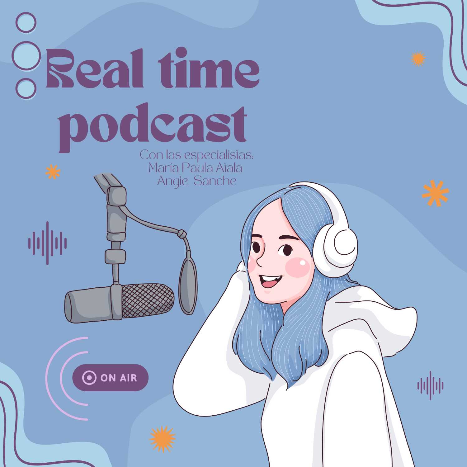 Real time podcast artwork