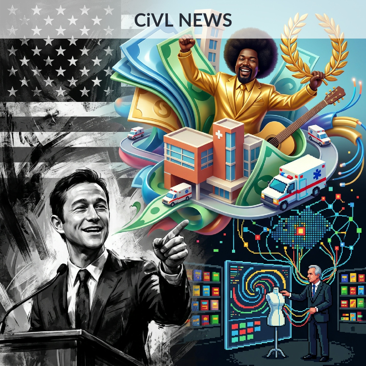 CiVL News: Mar 19, 2026, 1:05 PM PDT -- Actor Turned U.N. Advocate, Afroman Wins, and Government Wearables episode artwork