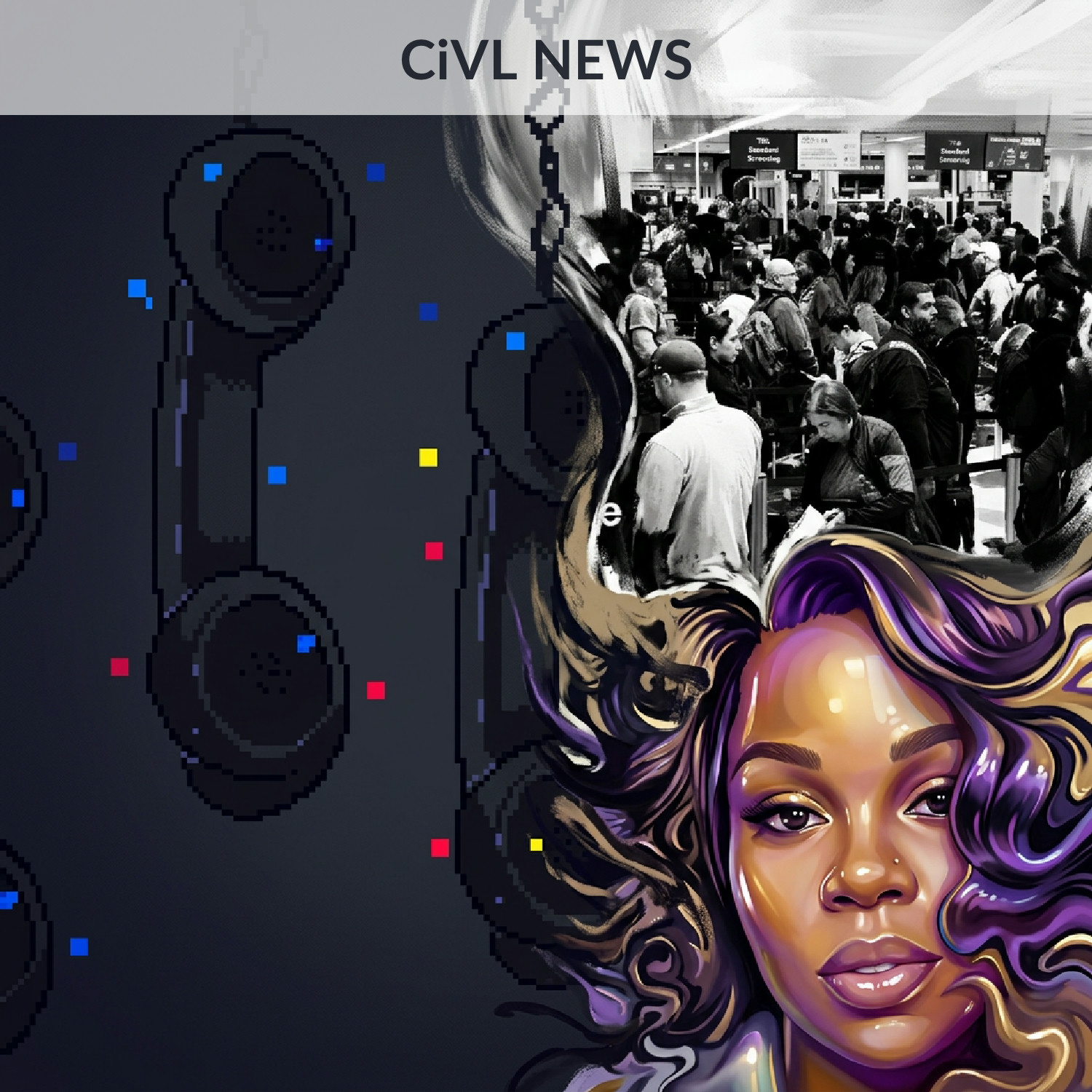 CiVL News: Mar 24, 2026, 5:04 AM PDT -- TSA Chaos, Breonna Taylor Charges Dropped, and Press Freedom Under Fire episode artwork