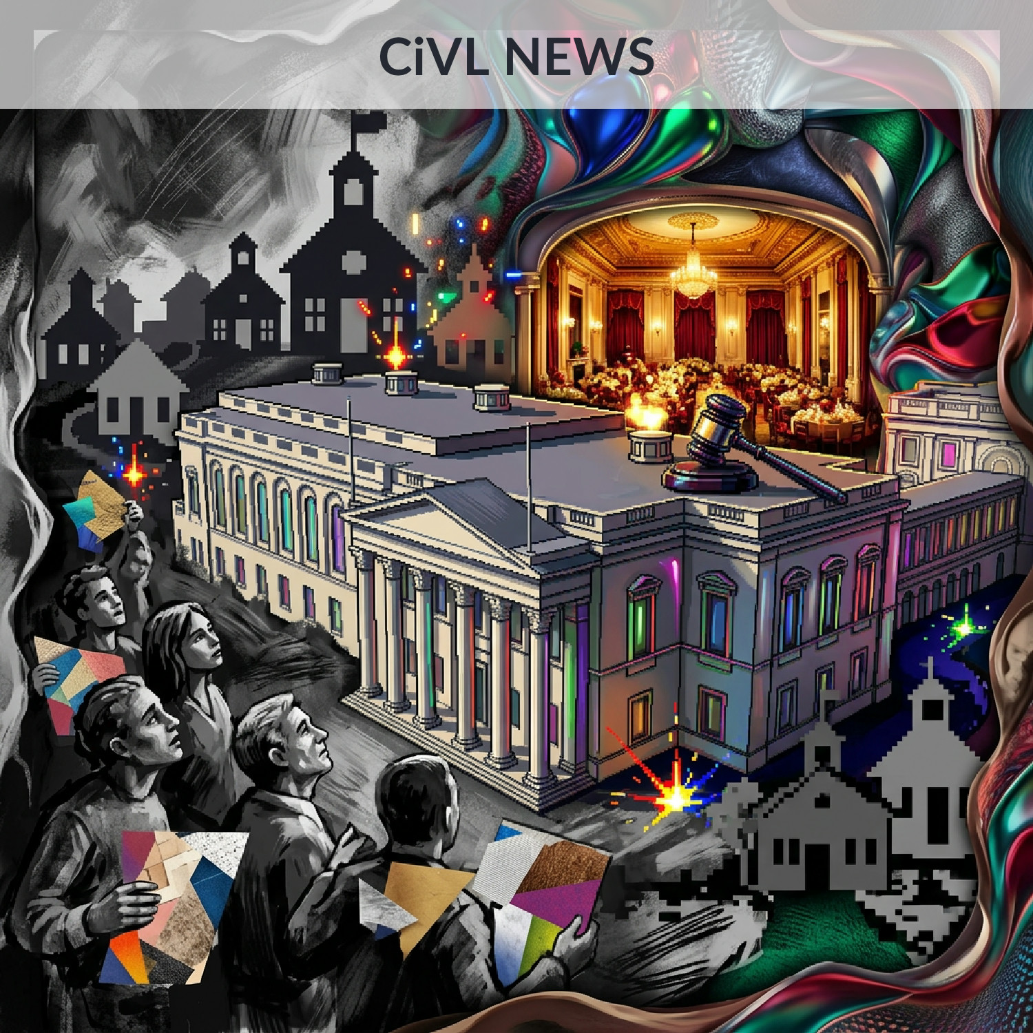 CiVL News: Apr 7, 2026, 5:04 AM PDT -- Court Battles Over Iowa School Laws and Trump's White House Ballroom Plans episode artwork