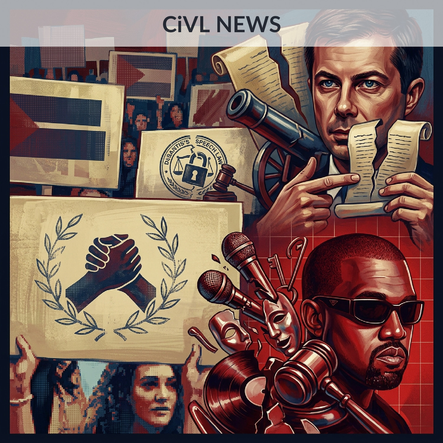 CiVL News: Apr 9, 2026, 5:05 AM PDT -- Ceasefire in Name Only, DeSantis's Speech Law, and the Second Amendment Split episode artwork