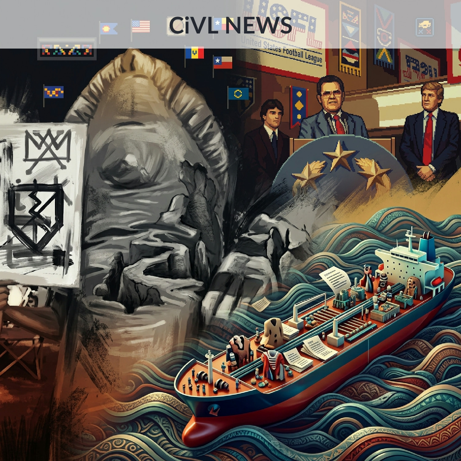 CiVL News: Apr 14, 2026, 1:05 PM PDT -- Penis Costumes, Presidential Records, and the Colfax Massacre episode artwork