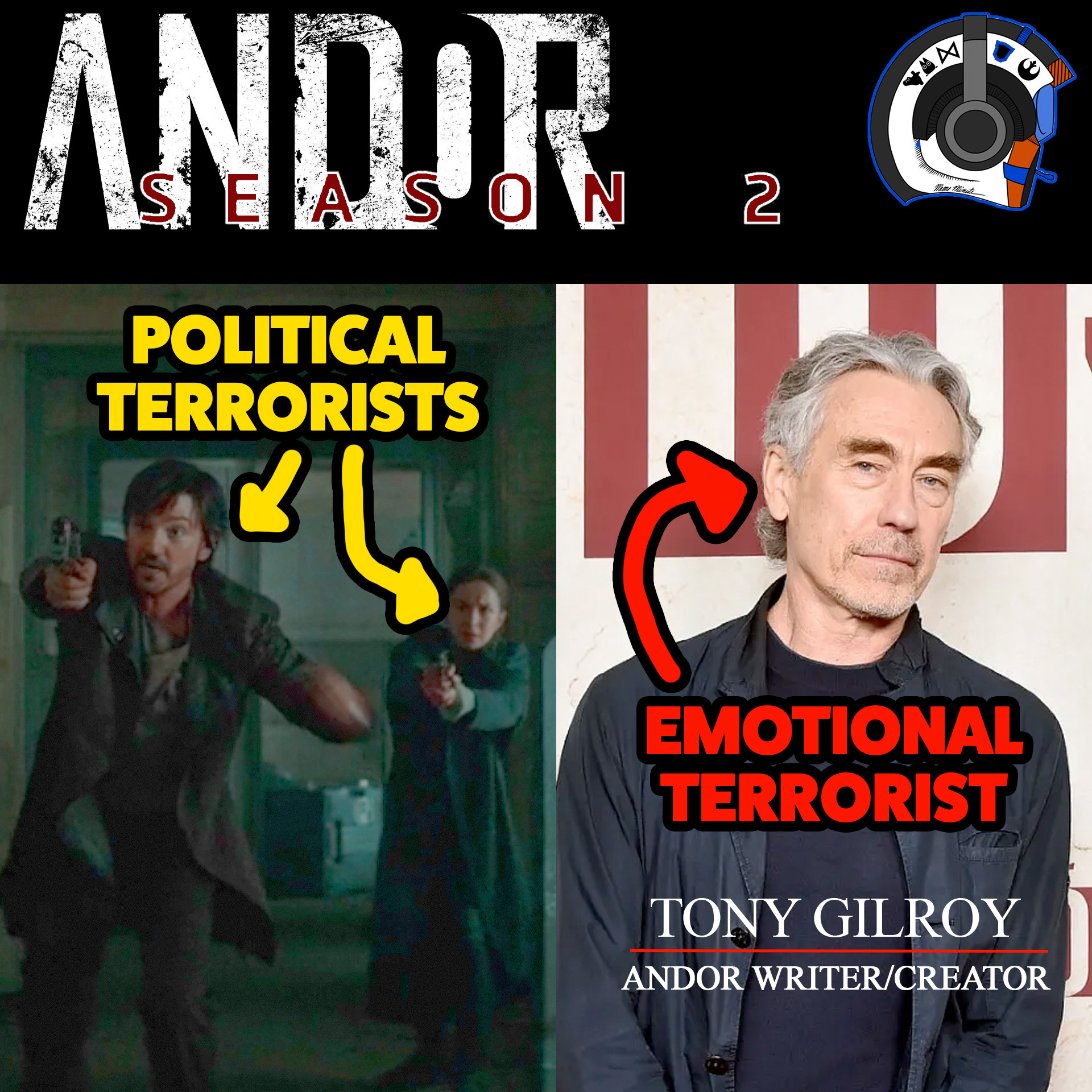 Andor S2 Ep 10 - 12: Political revolution via personal dedication by way of emotional terrorism