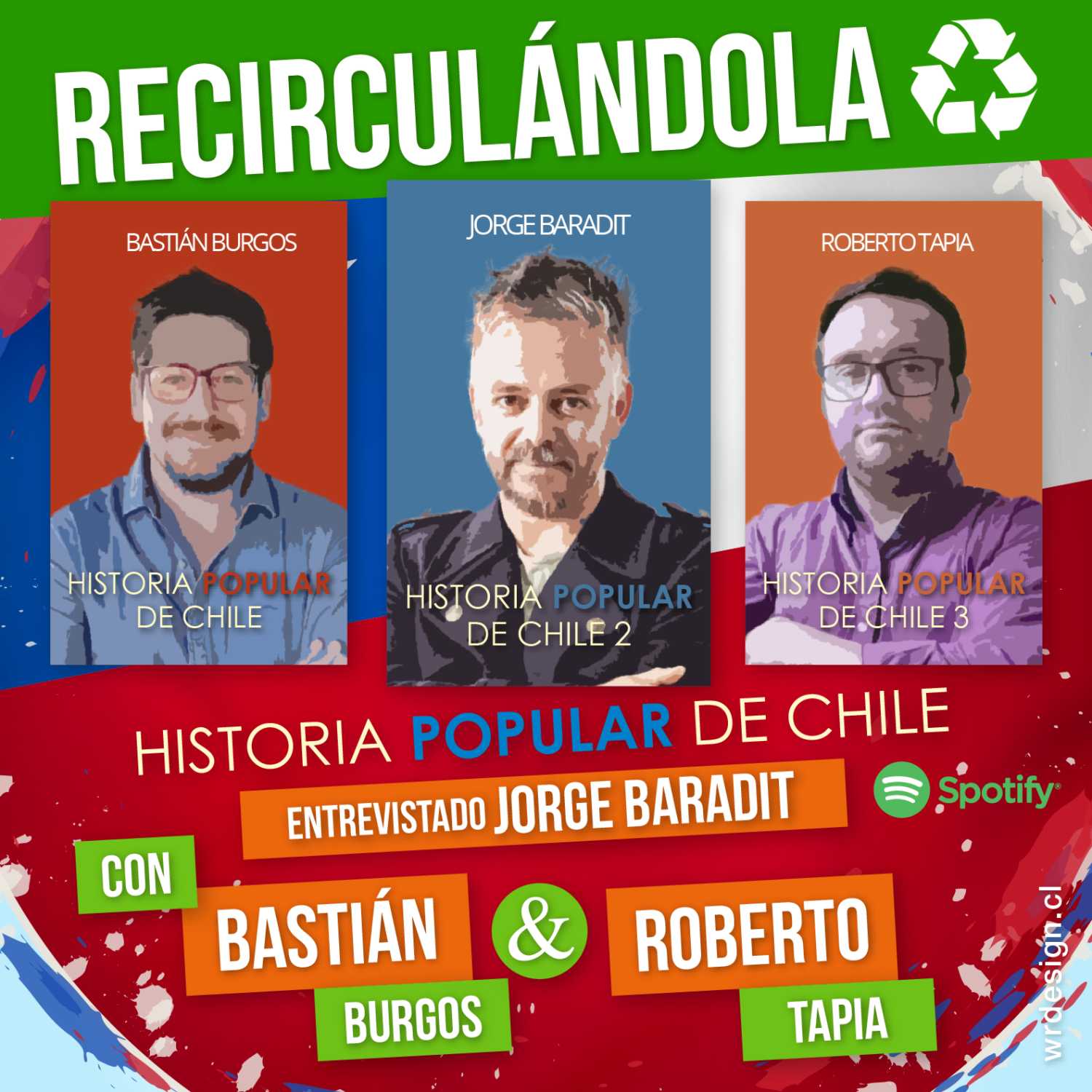 Recirculandola con Bastian Burgos y Roberto Tapia