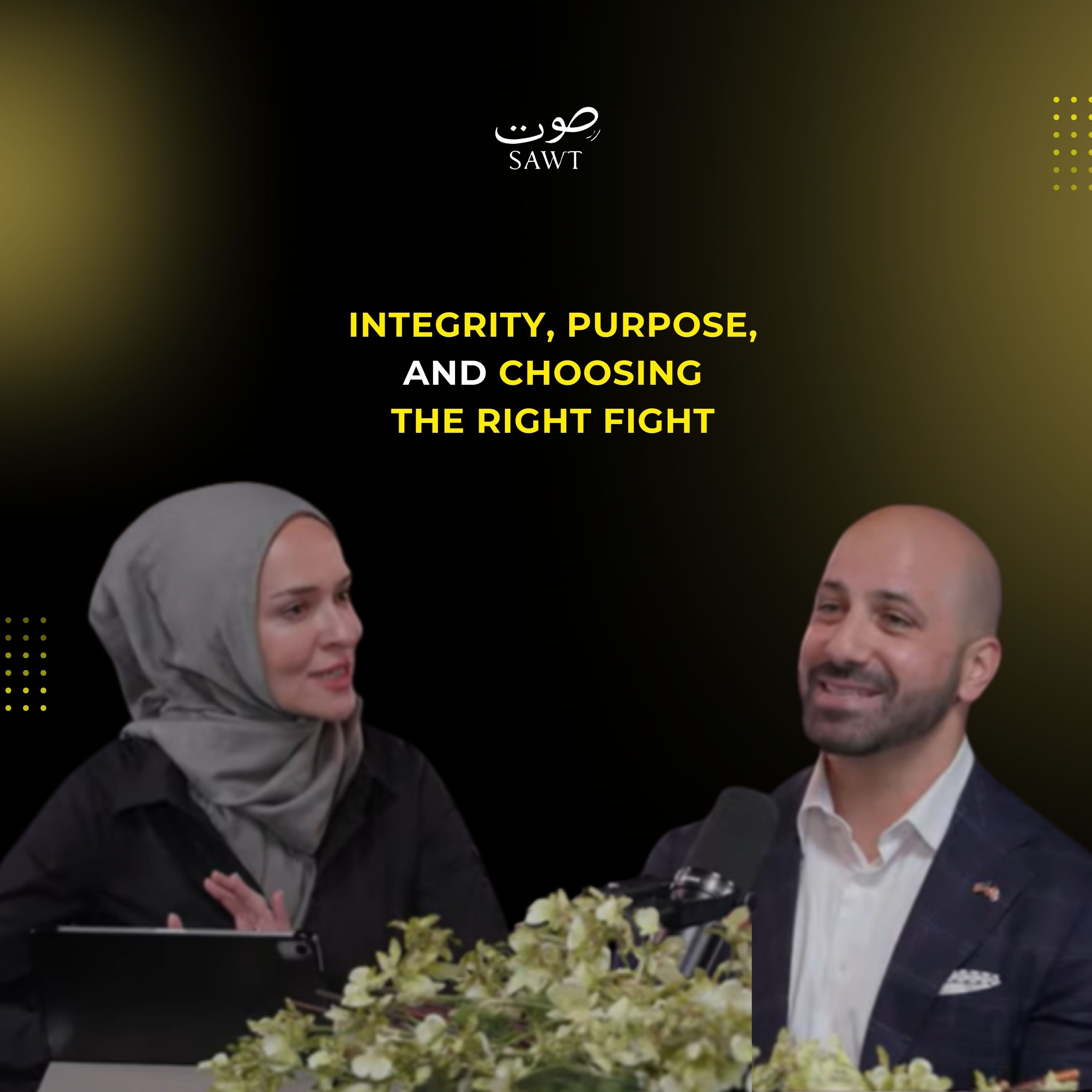 SAWT Podcast | Integrity, Purpose, and Choosing the Right Fight with Mohammed Mubarak episode artwork