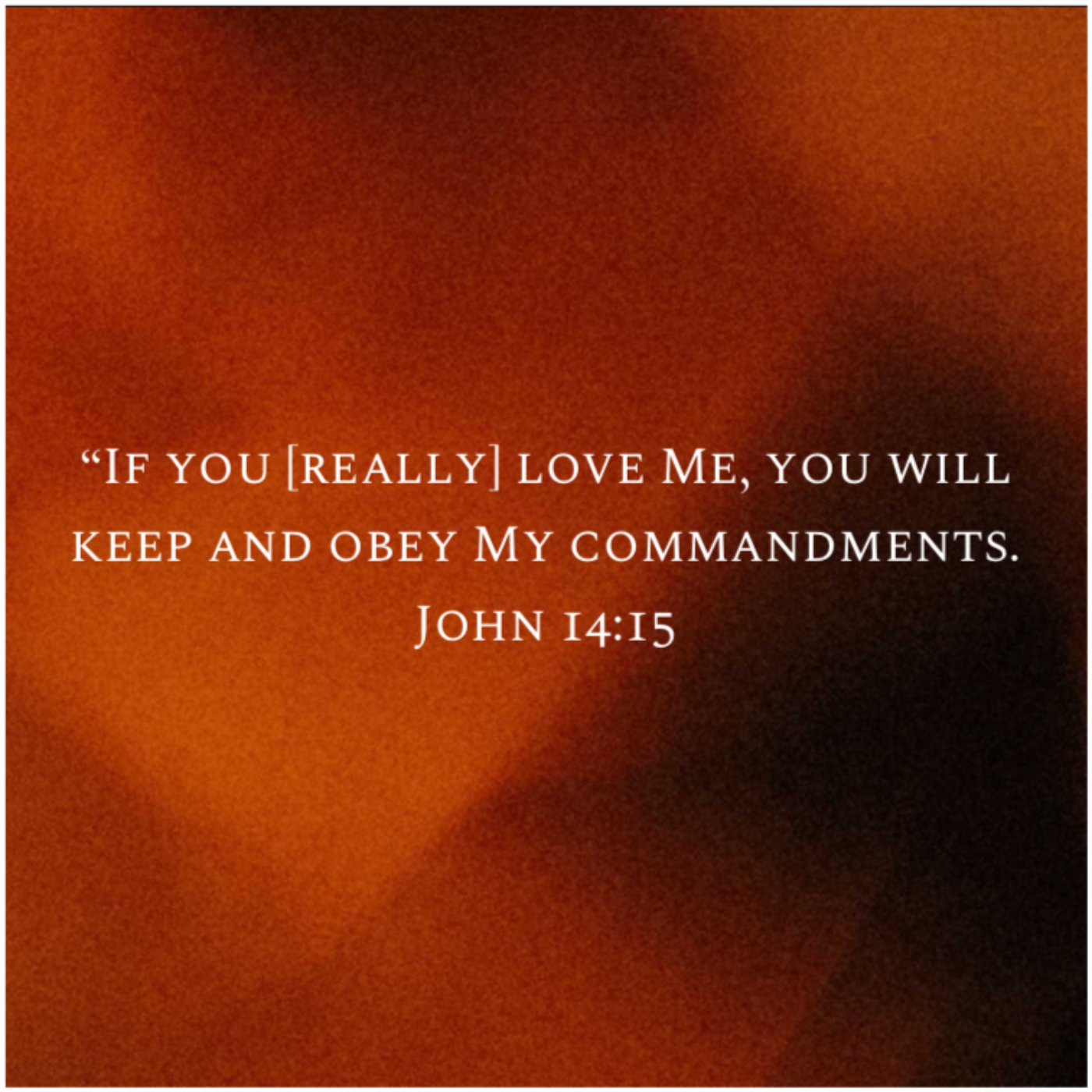 "If ye love me, keep my commandment" episode artwork
