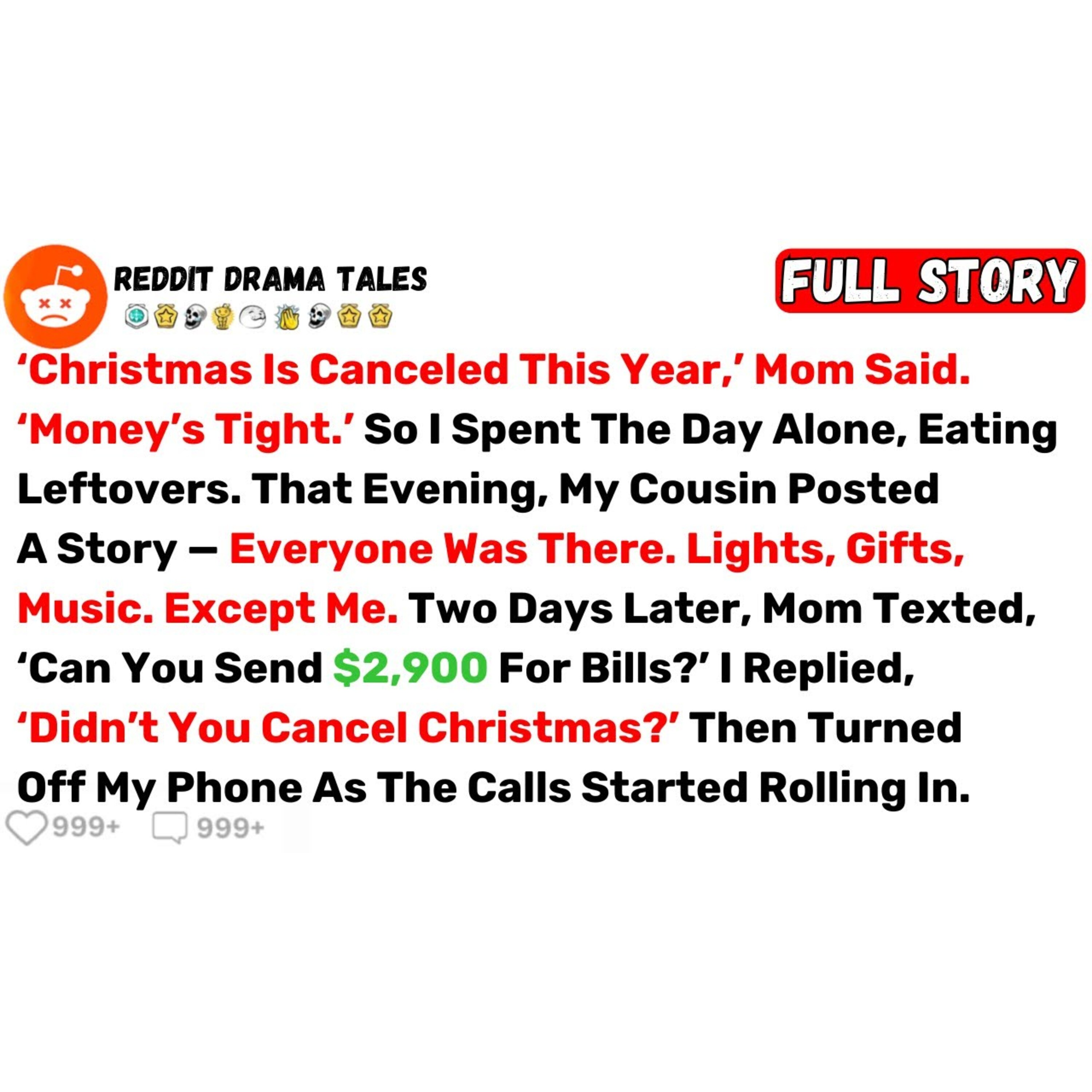_Christmas Is Canceled This Year__ Mom Said. _Money_s Tight._ So I Spent... - Best Reddit Stories episode artwork