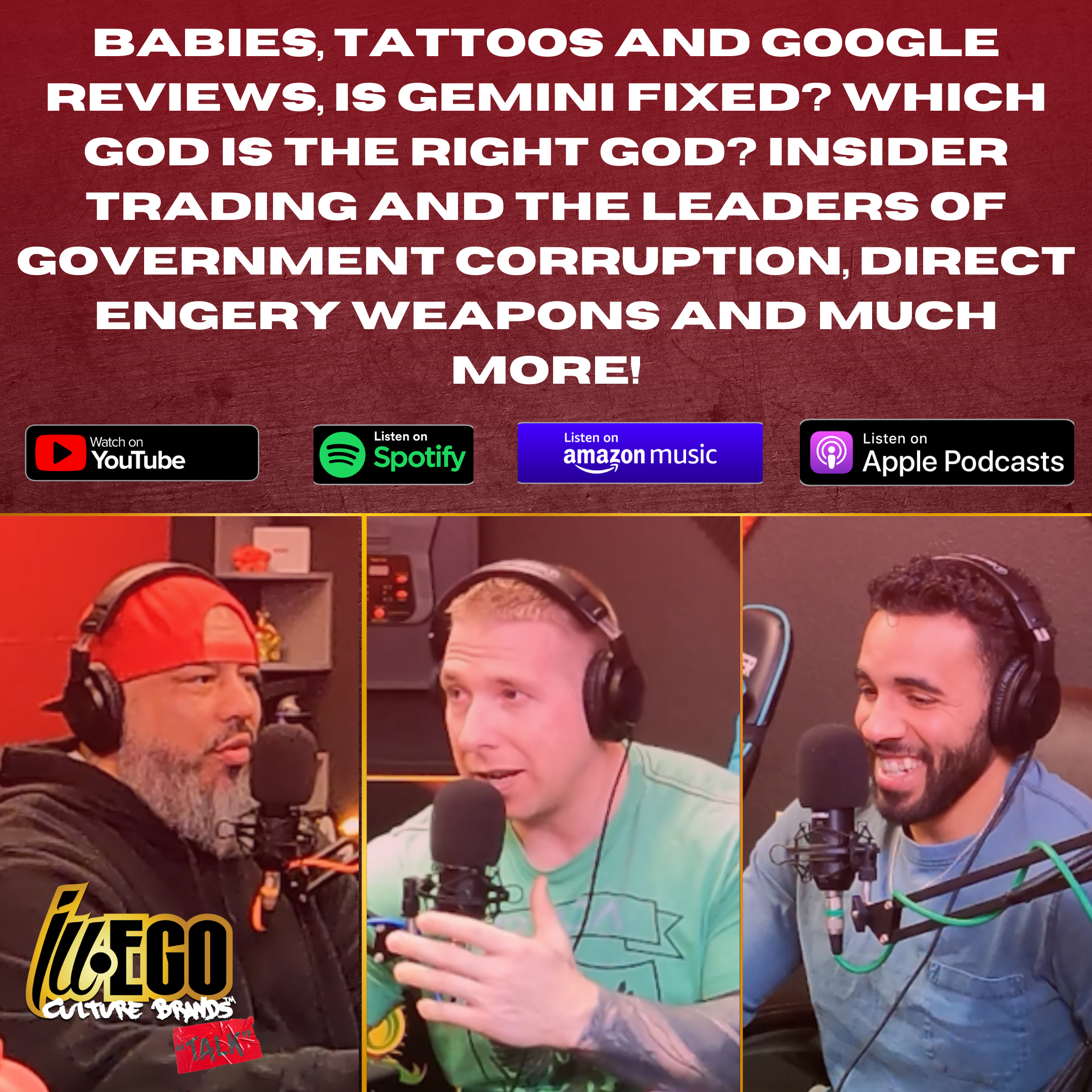 ILL-EGO Culture Brands Red Tape Talk \