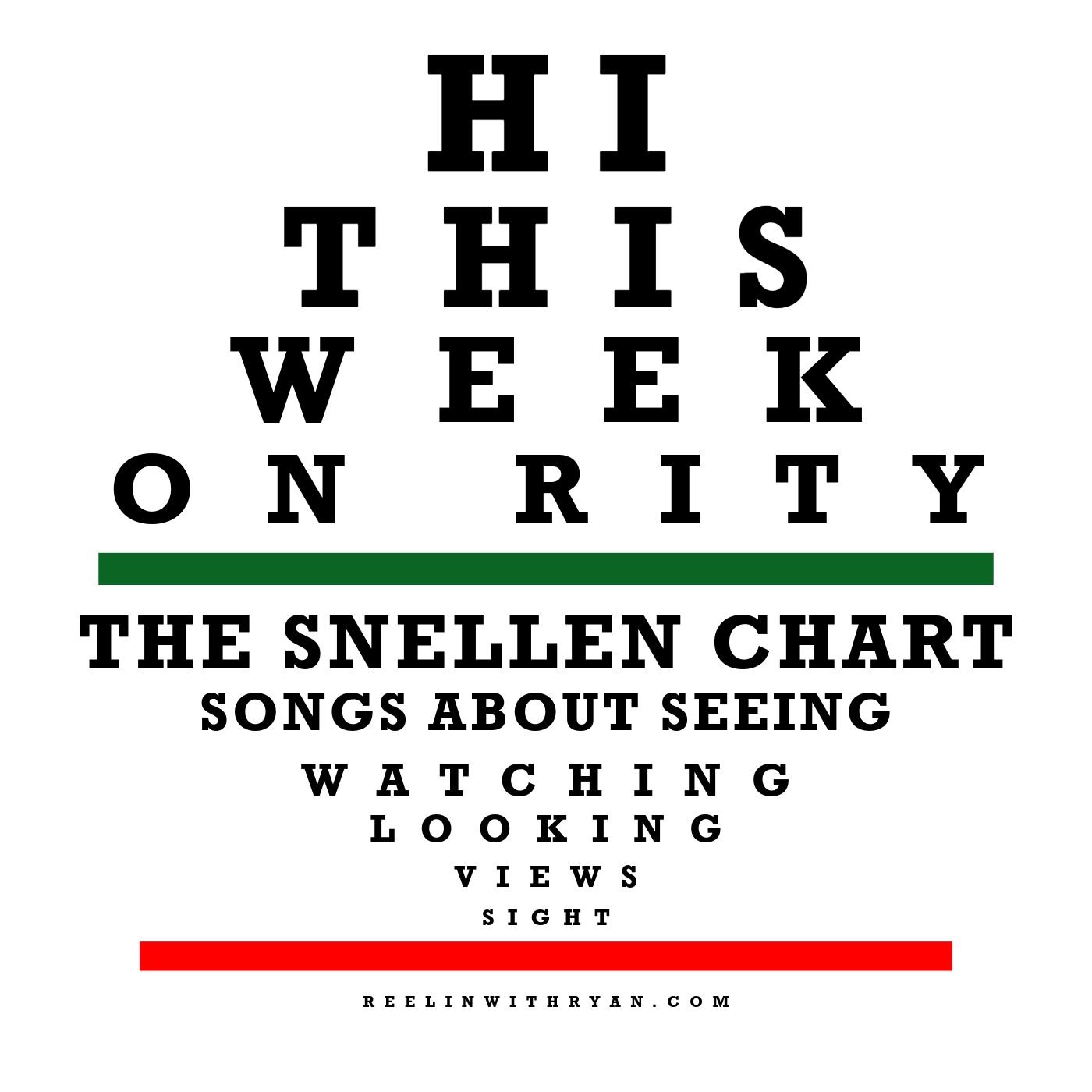 The Snellen Chart: 02/02/24