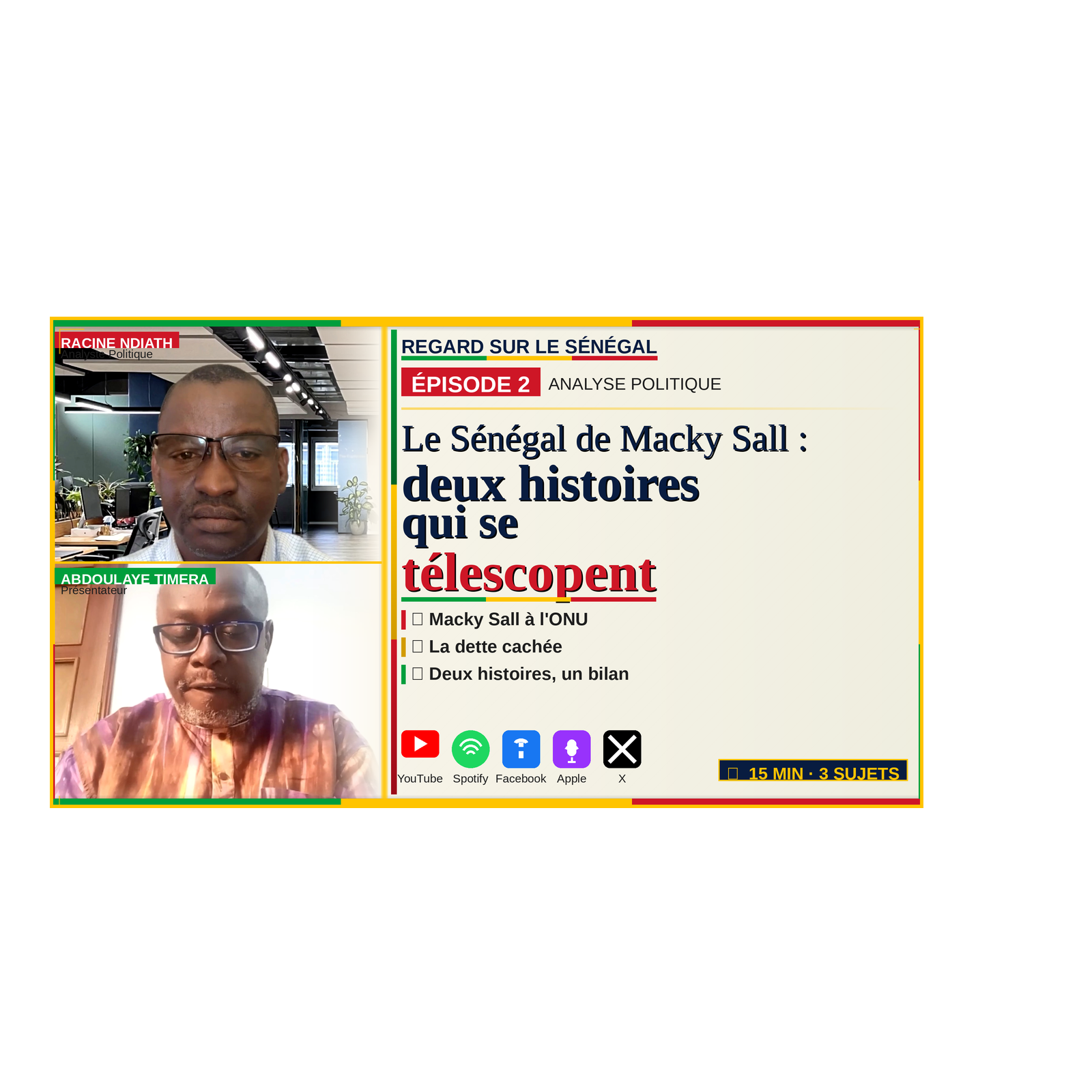 Le Sénégal de Macky Sall : deux histoires qui se télescopent