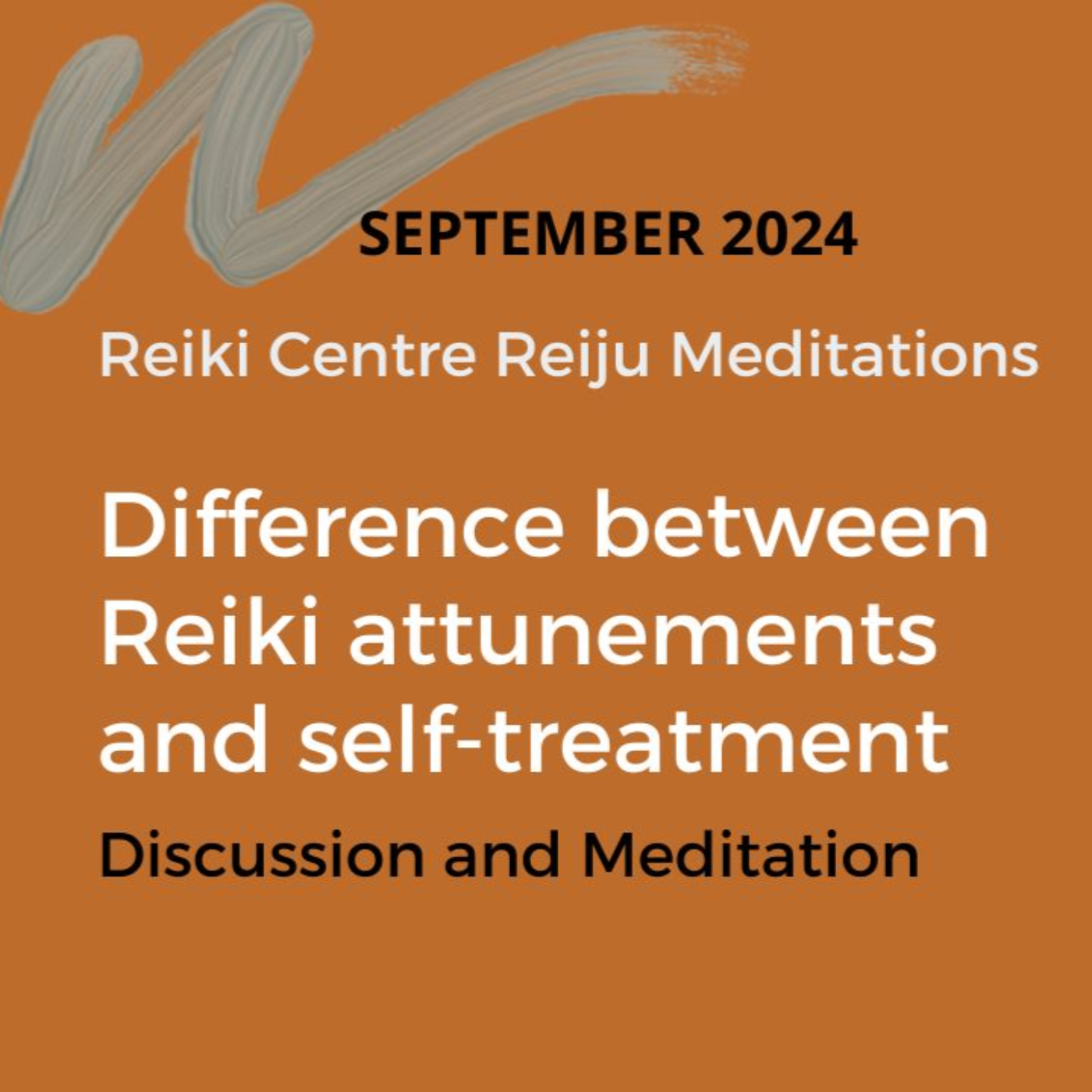 The difference between a Reiki attunement and self-healing - discussion and Reiki healing meditation