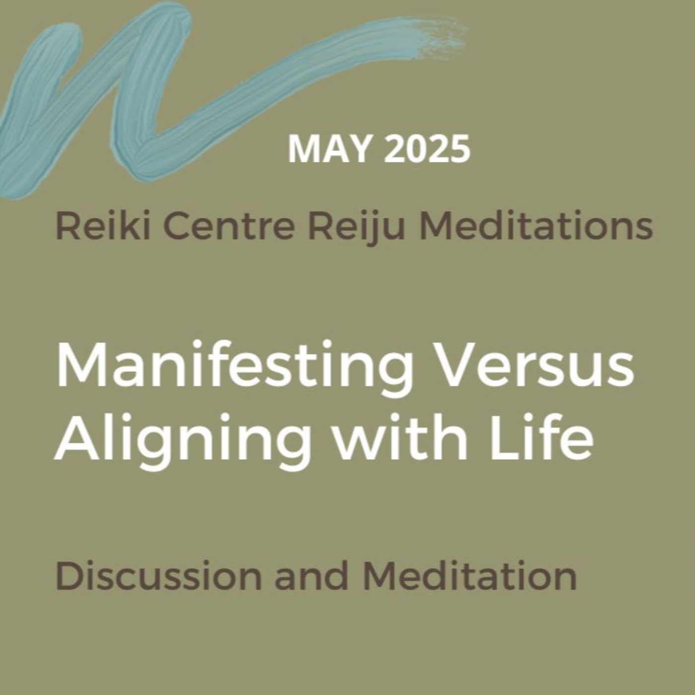 Manifesting versus Aligning with Life - Reiki healing meditation and discussion