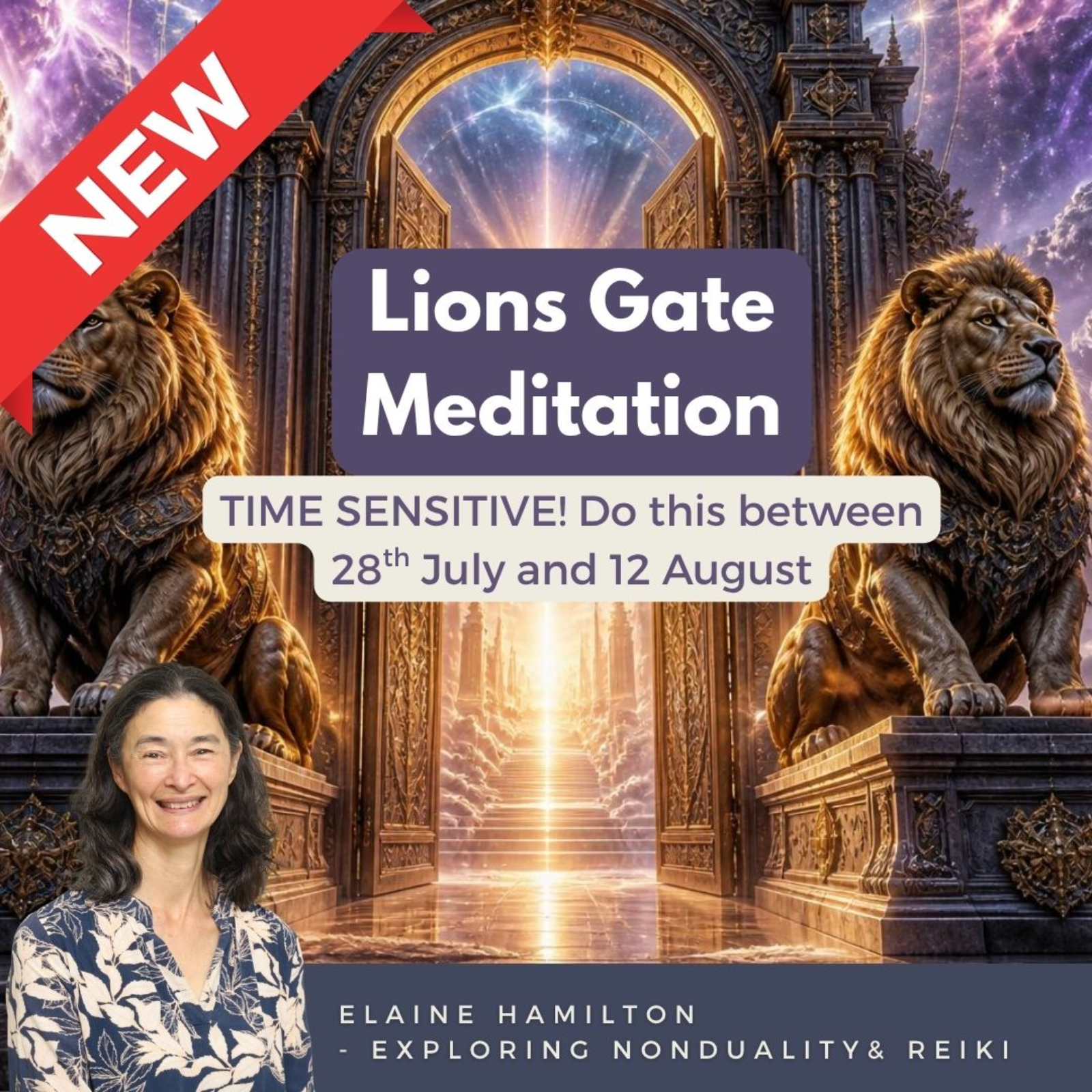 Lions Gate Meditation 2026 - Time sensitive! From now to 12 Aug