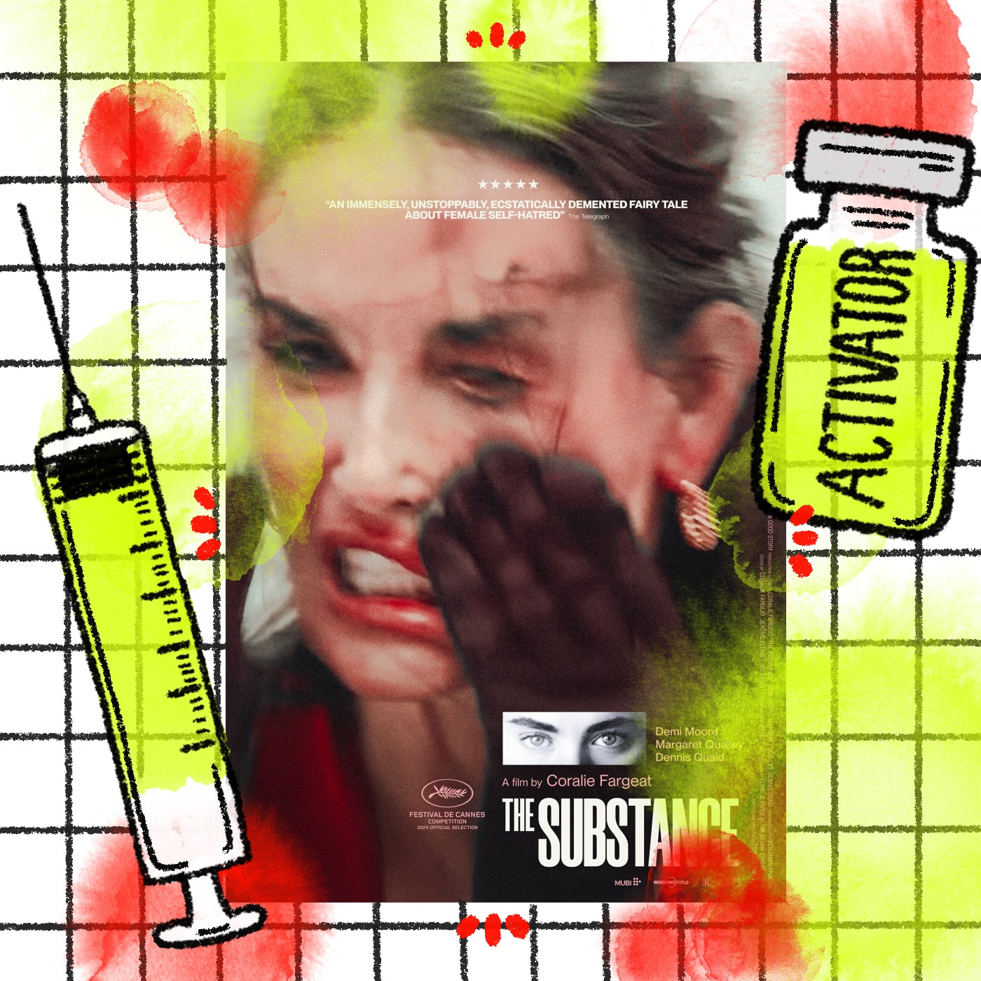 2. Coralie Fargeat's "The Substance" 2024