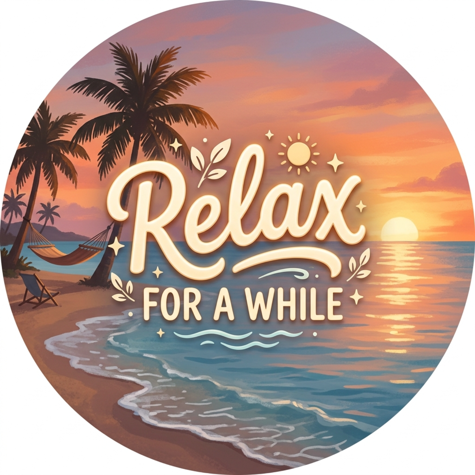 Relax for a while