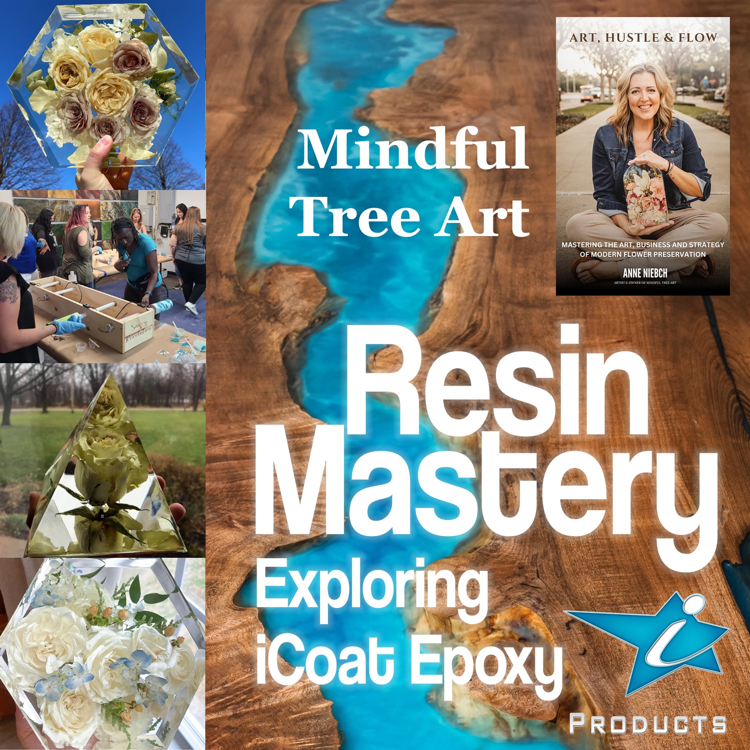 Resin Mastery - Mindful Tree Art - Flower Preservation Artist and Trainer - Episode 11