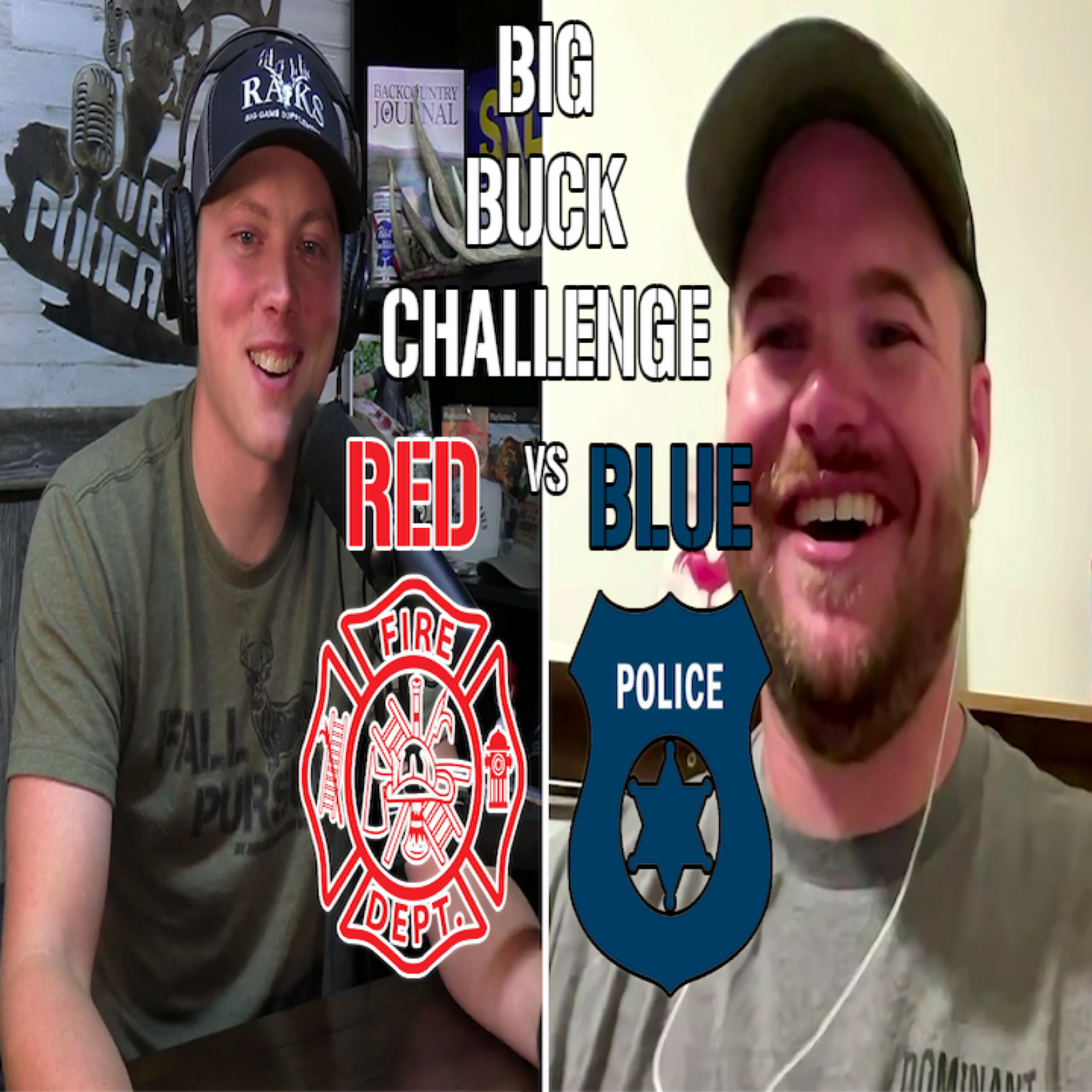 Firefighters vs Cops Big Buck Challenge! (Also Caribou Hunting) w/Cody Johnson | RHO Podcast #171