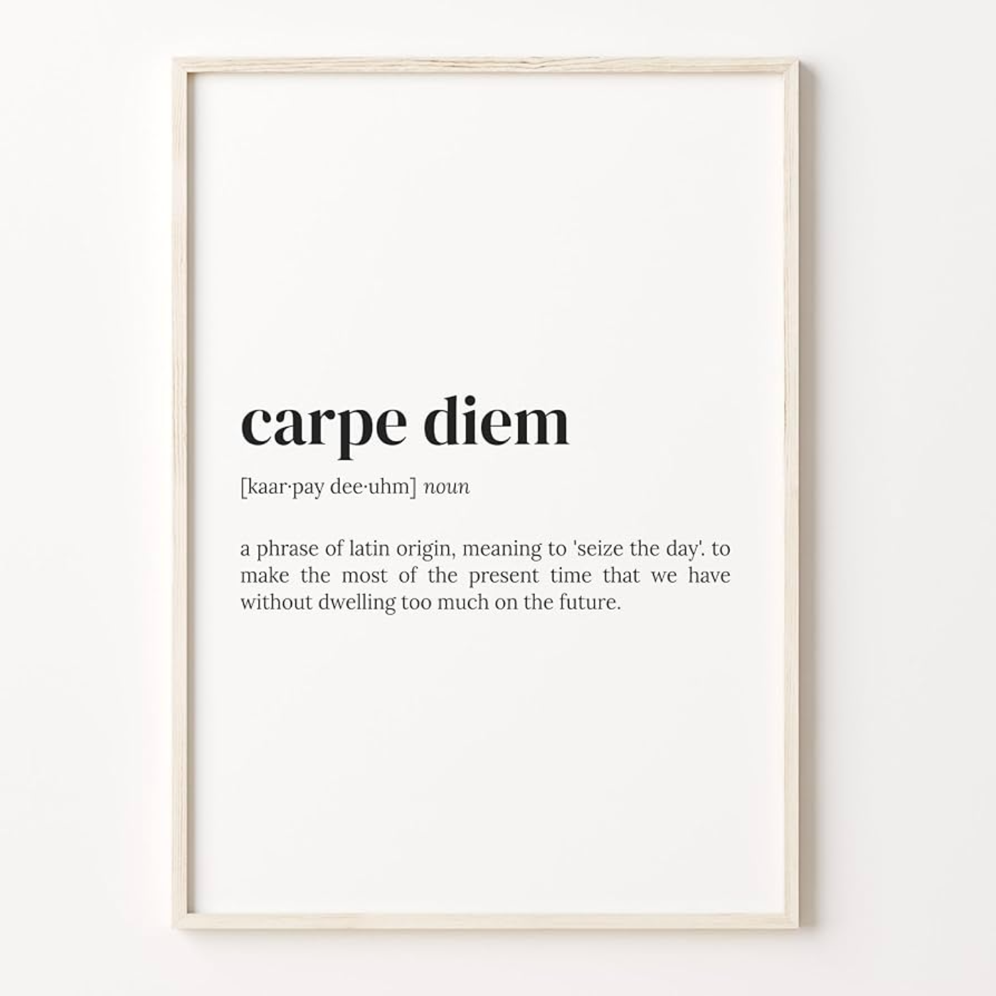 (Pilot) Carpe Diem