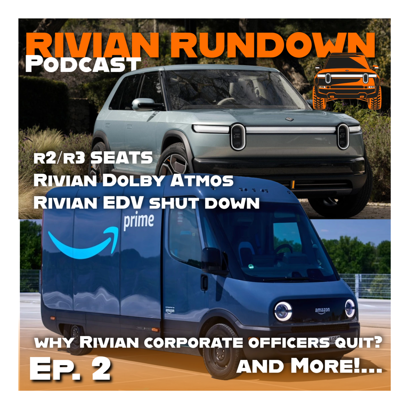 R2 Seats, EDV Pause, Executive Shakeup, and Rivian adds Apple Music with Dolby Atmos