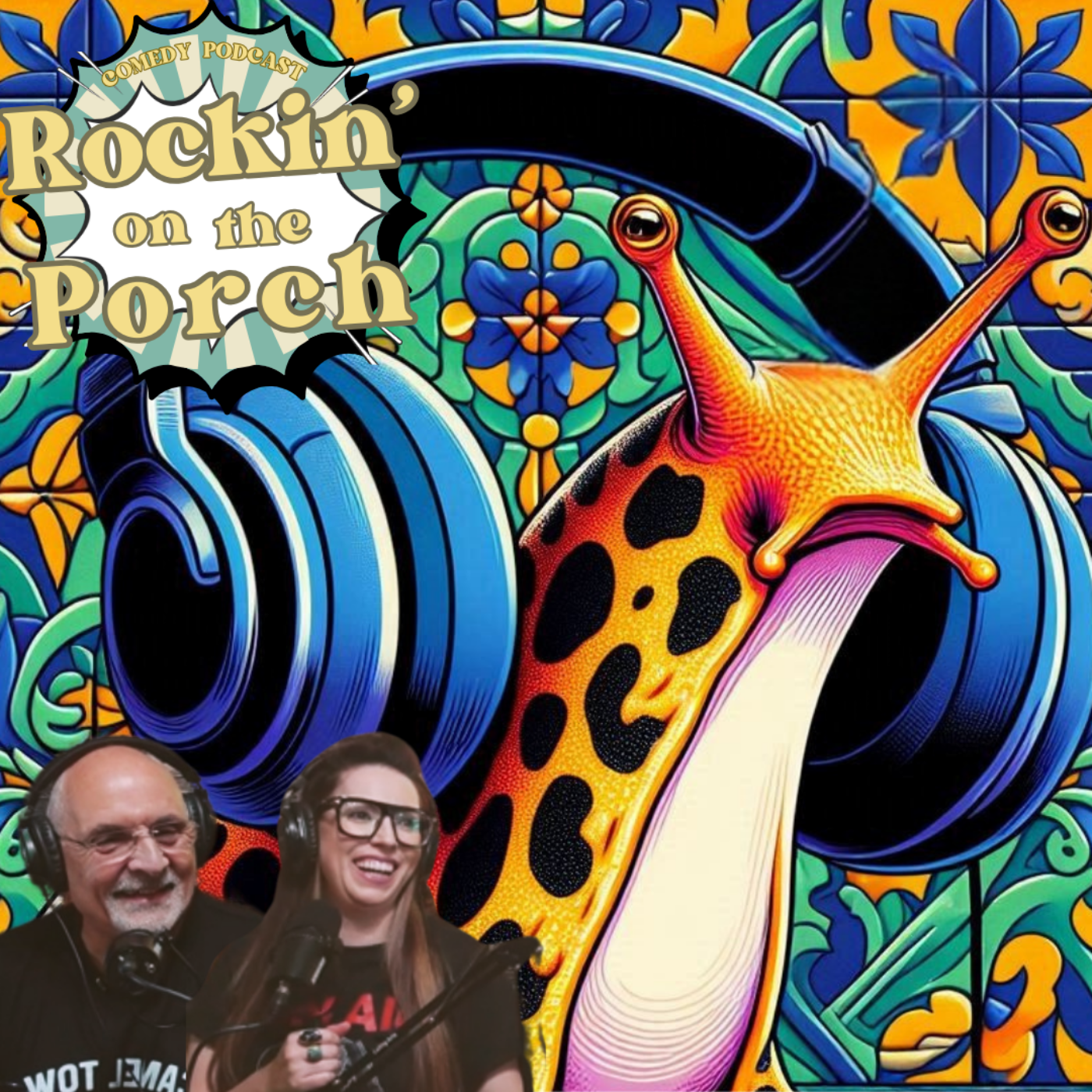 Hilarious Podcast Banter: From Vaginas on Foreheads to Leopard Slug Sex Lives | Rockin' On The Porch #77 episode artwork