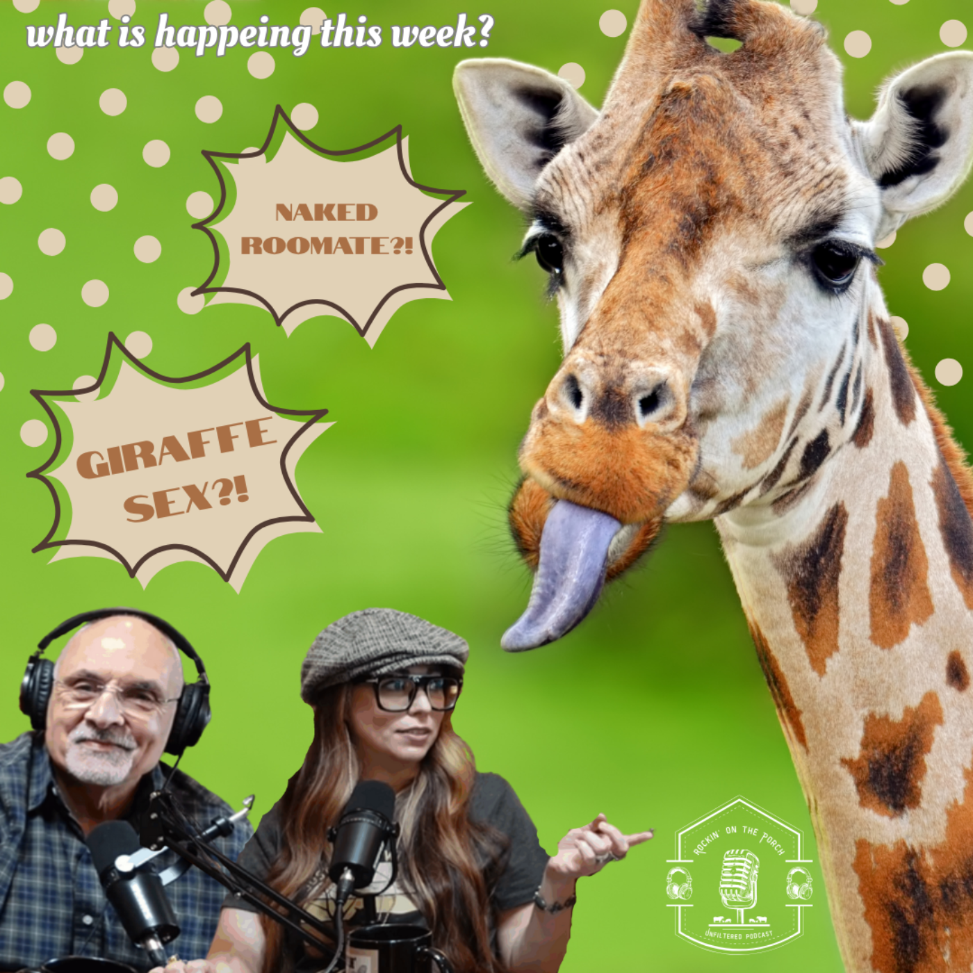[Ep.90] Naked Roommates & Giraffe Sex?! Porchside Confessions Get Wild! episode artwork