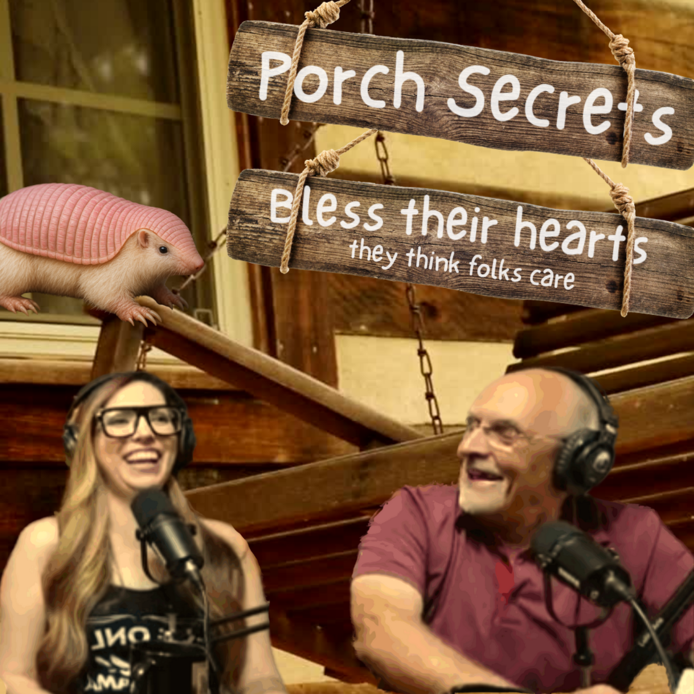 [Ep.97] Porch Secrets, Pink Armadillos & Awkward Boss Moments — You’ll Never Guess What Happened! episode artwork