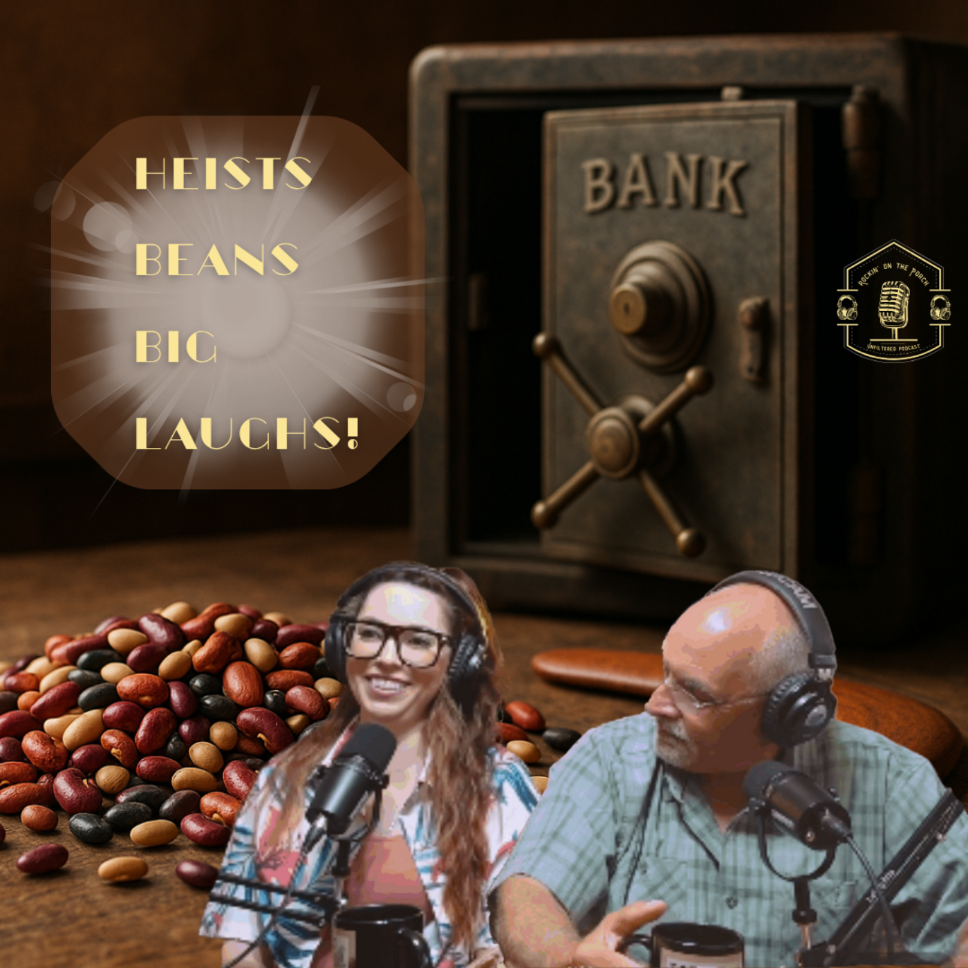 [Ep.99] Beans, Bank Heists & Boomerangs: Not Your Average Porch Party! episode artwork