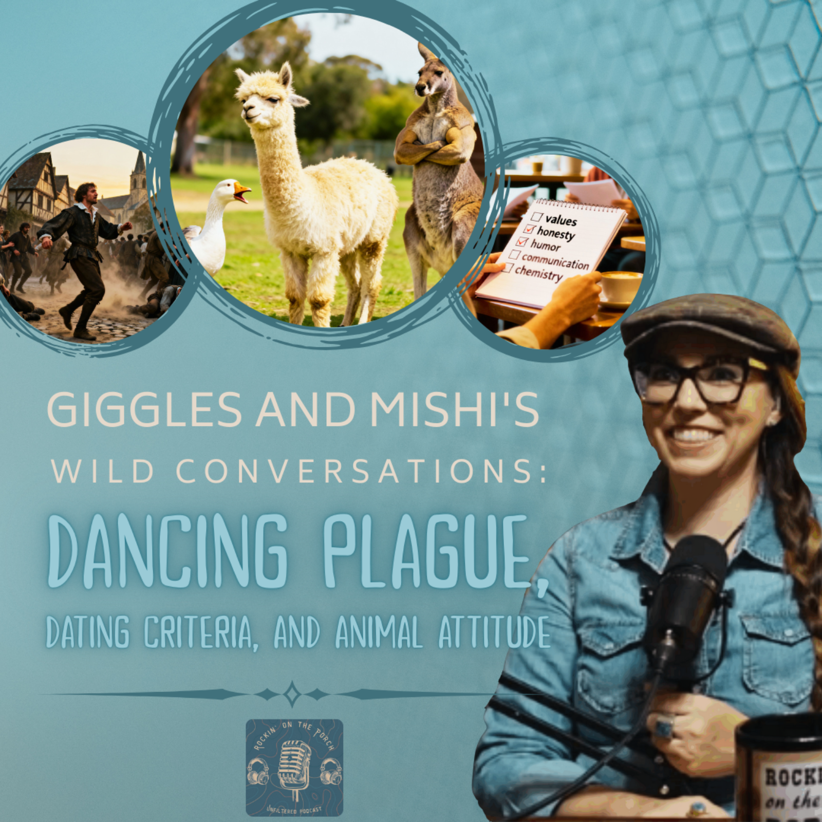 Giggles and Mishi's Wild Conversations: Dancing Plague, Dating Criteria, and Animal Attitude episode artwork
