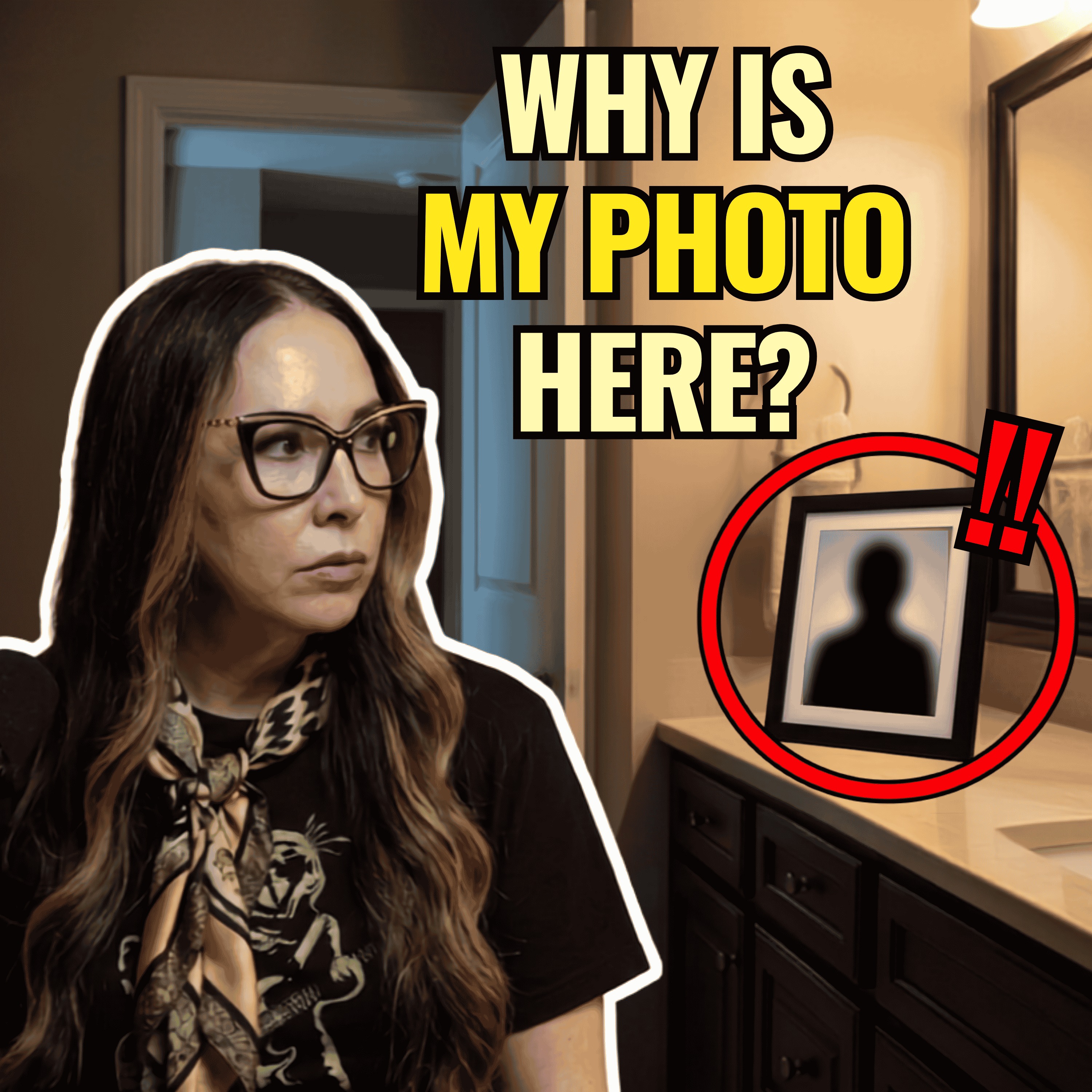 You Find Your Photo in a Stranger’s Bathroom episode artwork