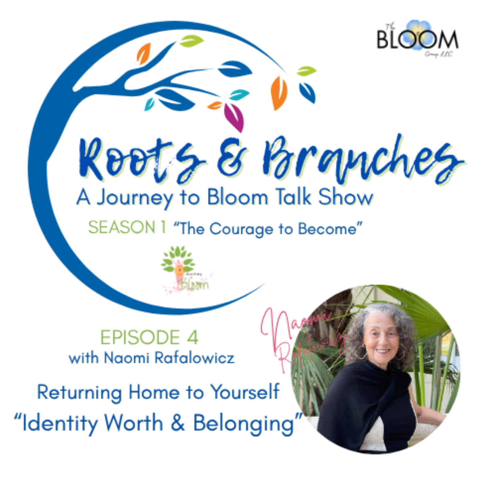 “Returning Home to Yourself: Identity, Worth & Belonging” with Naomi Rafalowicz  episode artwork