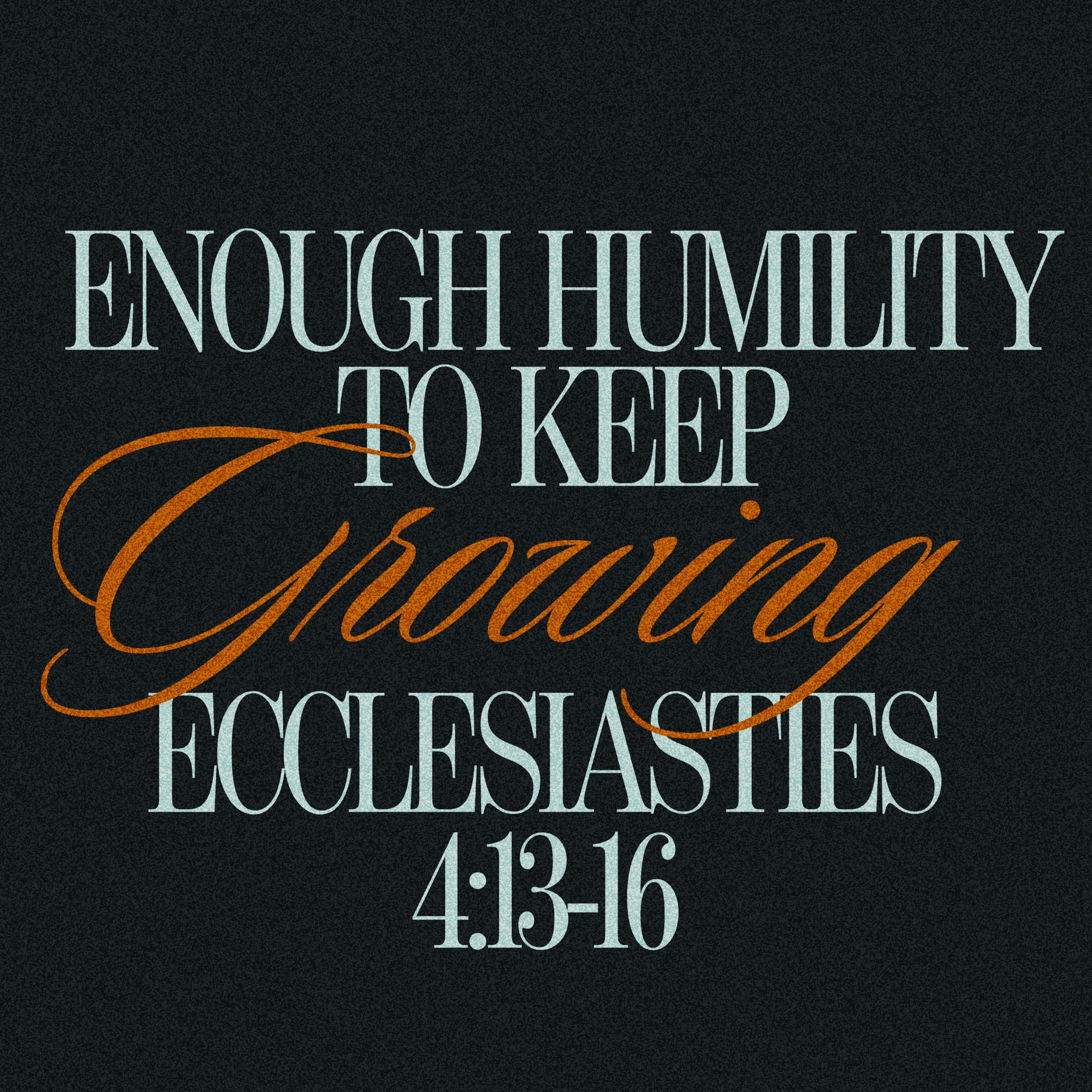Enough Humility to Keep Growing episode artwork