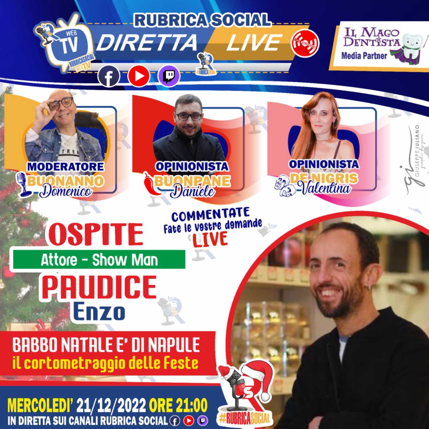 #RubricaSocial Diretta Live