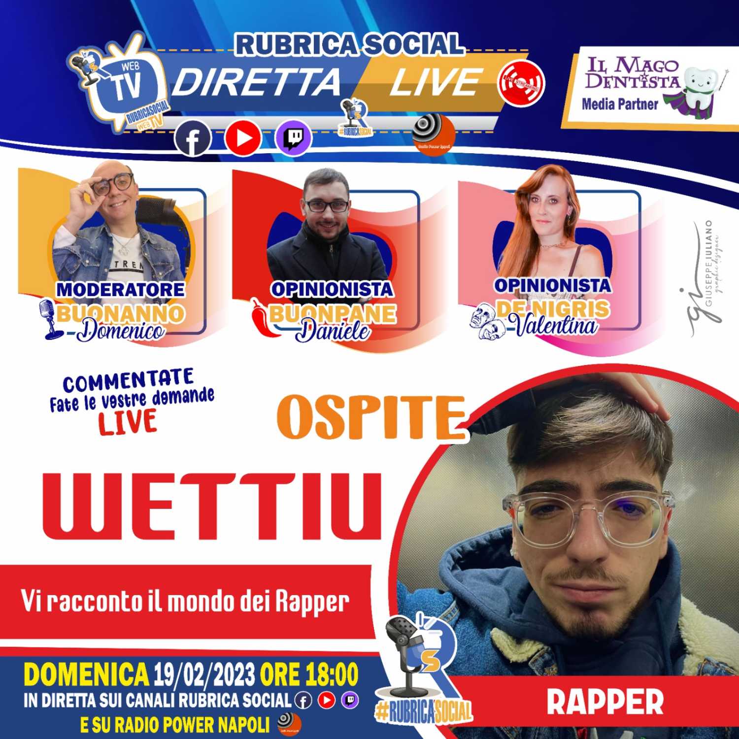 #RubricaSocial Diretta Live