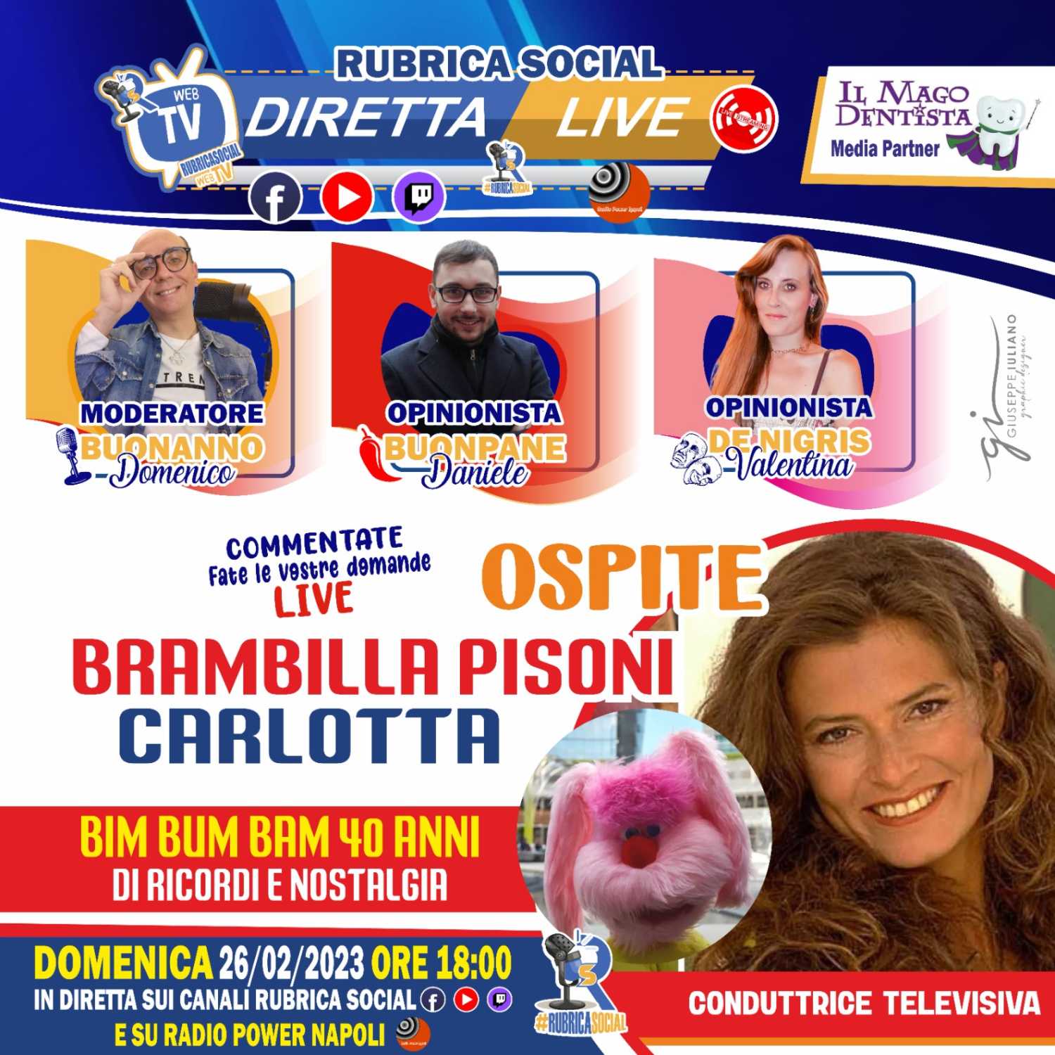 #RubricaSocial Diretta Live