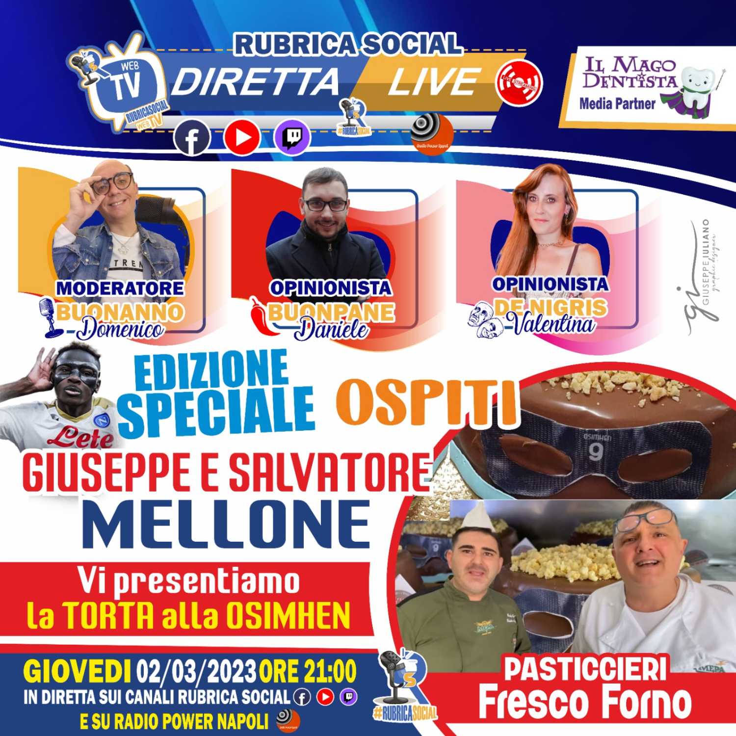#RubricaSocial Diretta Live