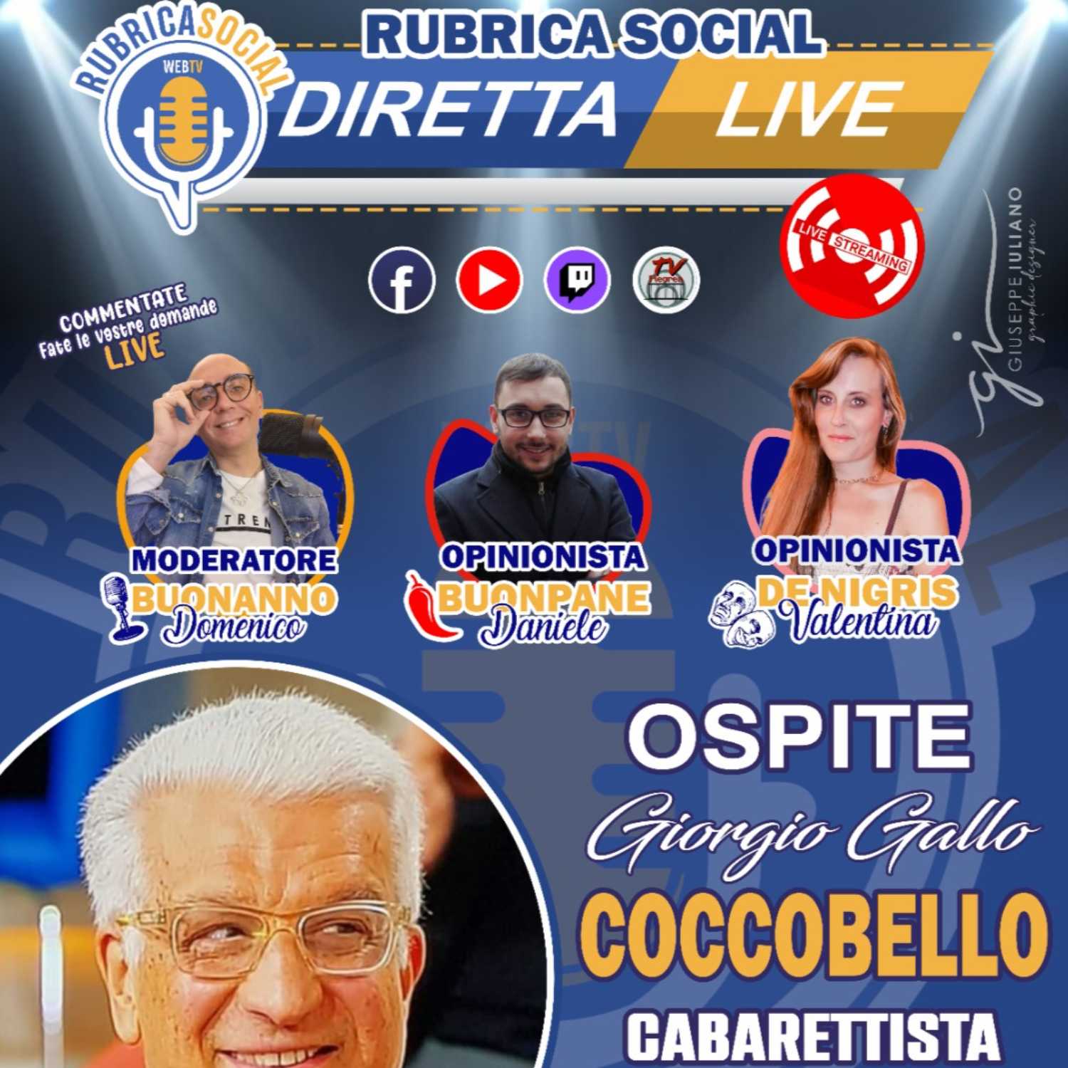 #RubricaSocial Diretta Live