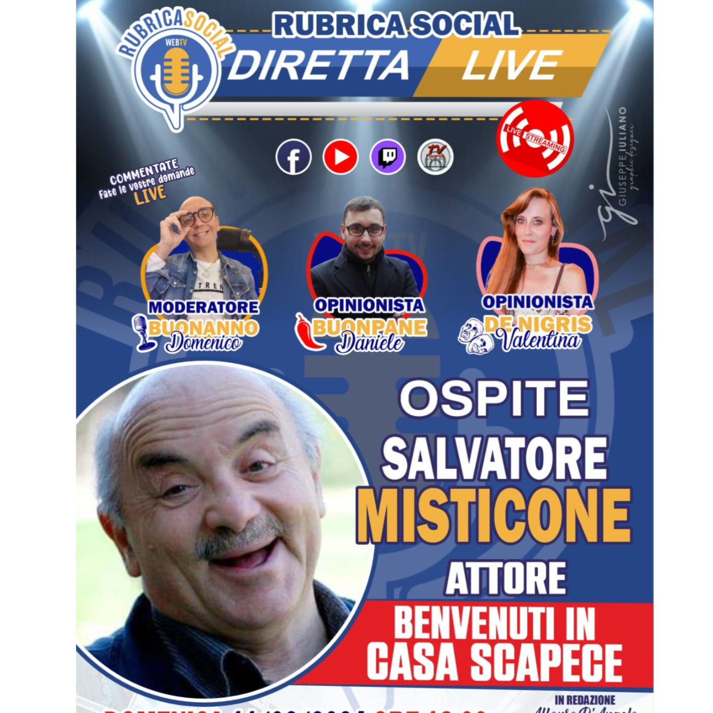 #RubricaSocial Diretta Live