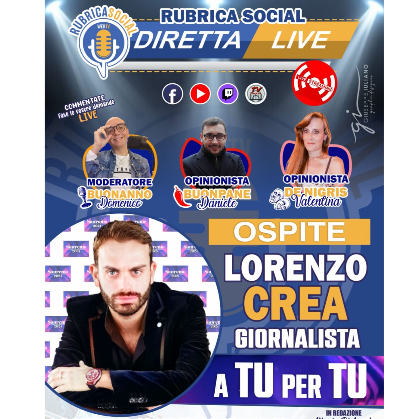 #RubricaSocial Diretta Live