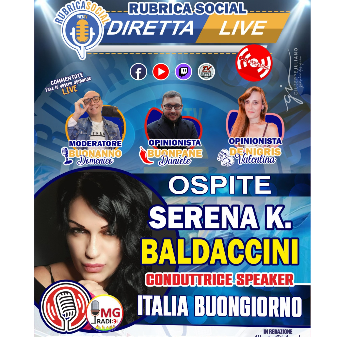 #RubricaSocial Diretta Live
