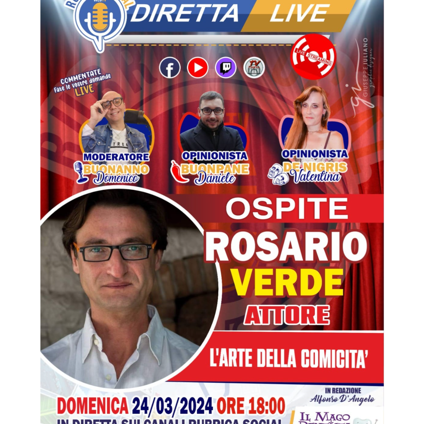 #RubricaSocial Diretta Live