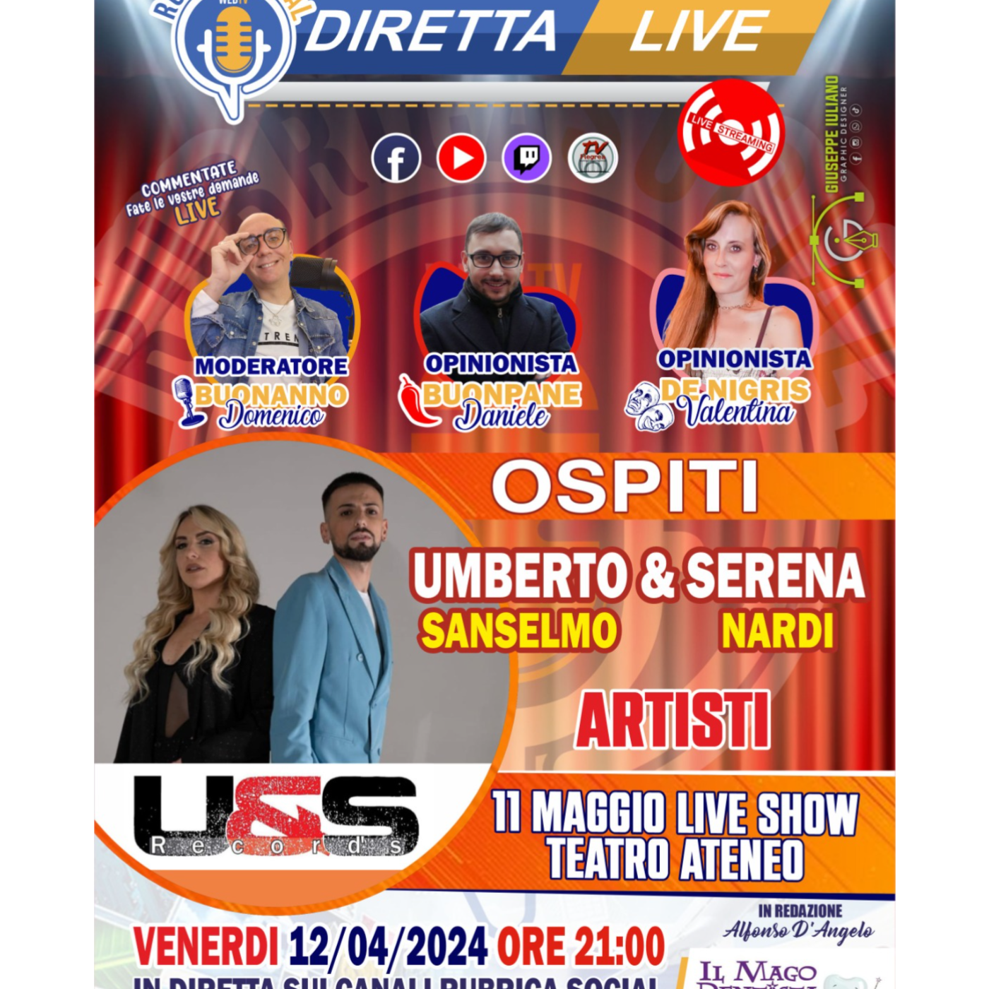 #RubricaSocial Diretta Live