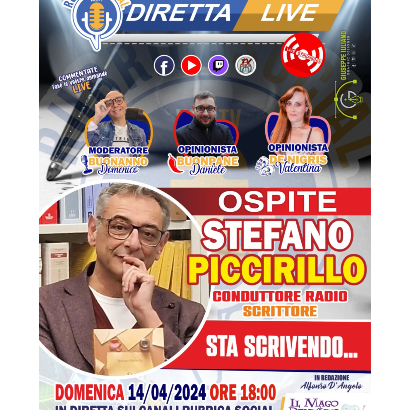#RubricaSocial Diretta Live
