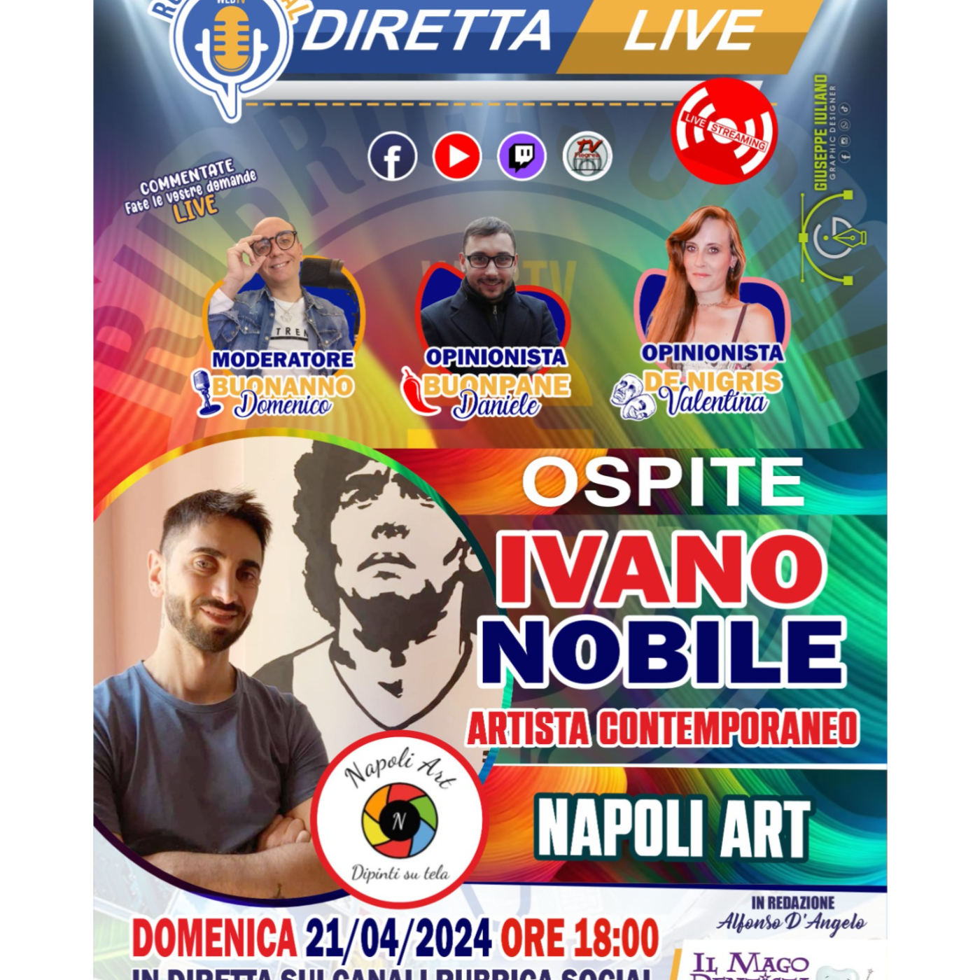 #RubricaSocial Diretta Live
