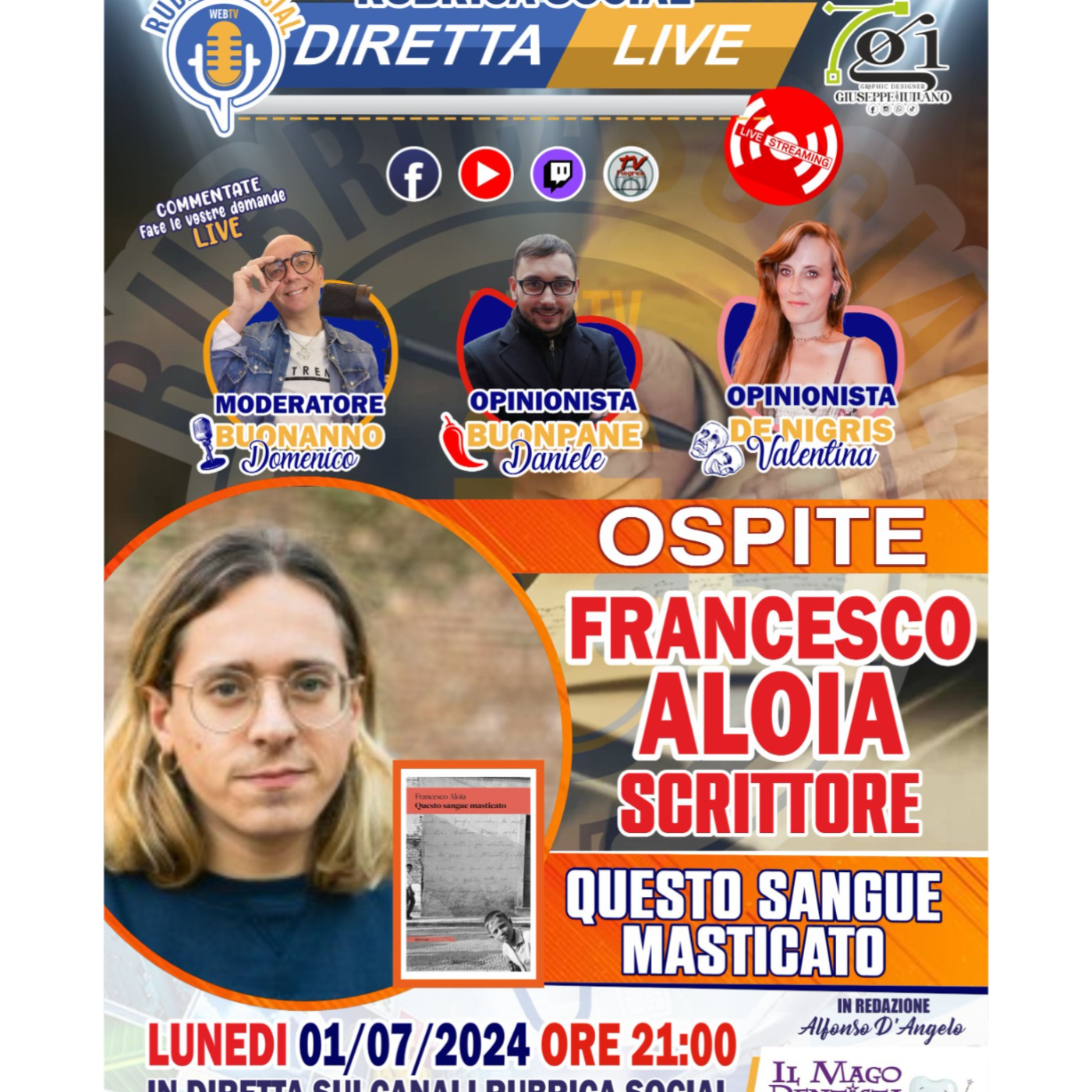 #RubricaSocial Diretta Live